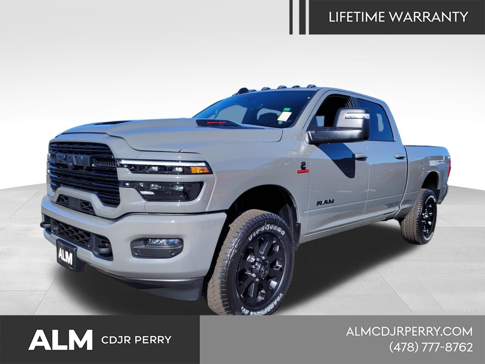 Ceramic Gray Clearcoat 2026 RAM 2500 Laramie Crew Cab 4WD Pickup Truck Four-Wheel Drive 8-Speed Automatic