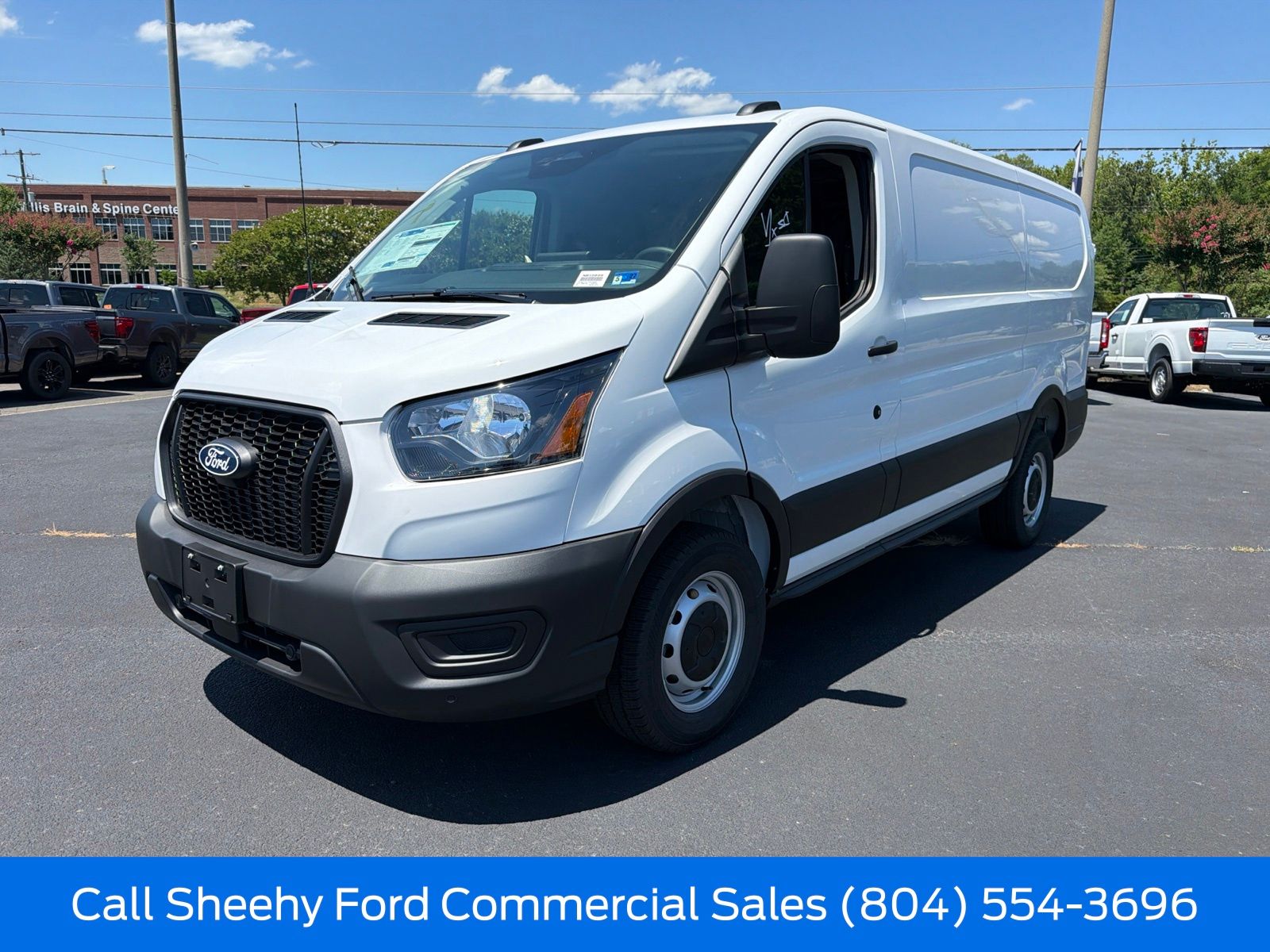 New 2026 Oxford White Ford Low Roof Cargo Van image 2