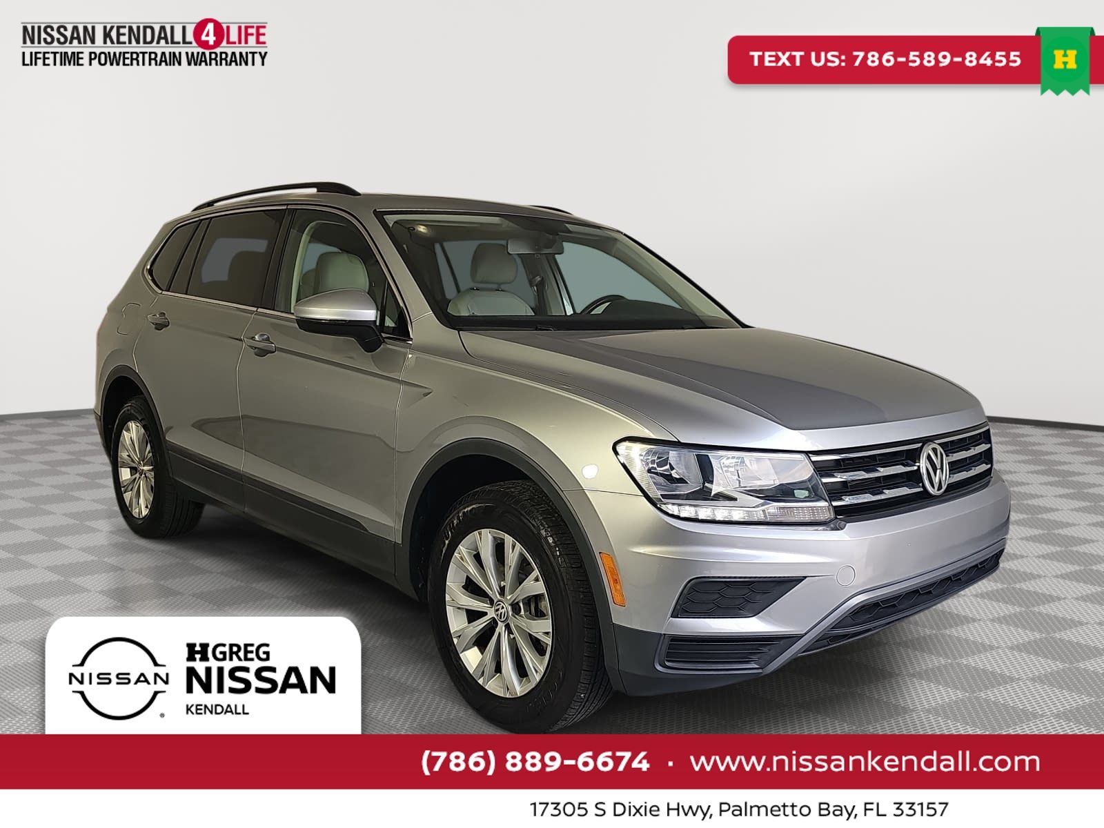 Pyrite Silver Metallic 2019 Volkswagen Tiguan SUV / Crossover Front-Wheel Drive 8-Speed Automatic
