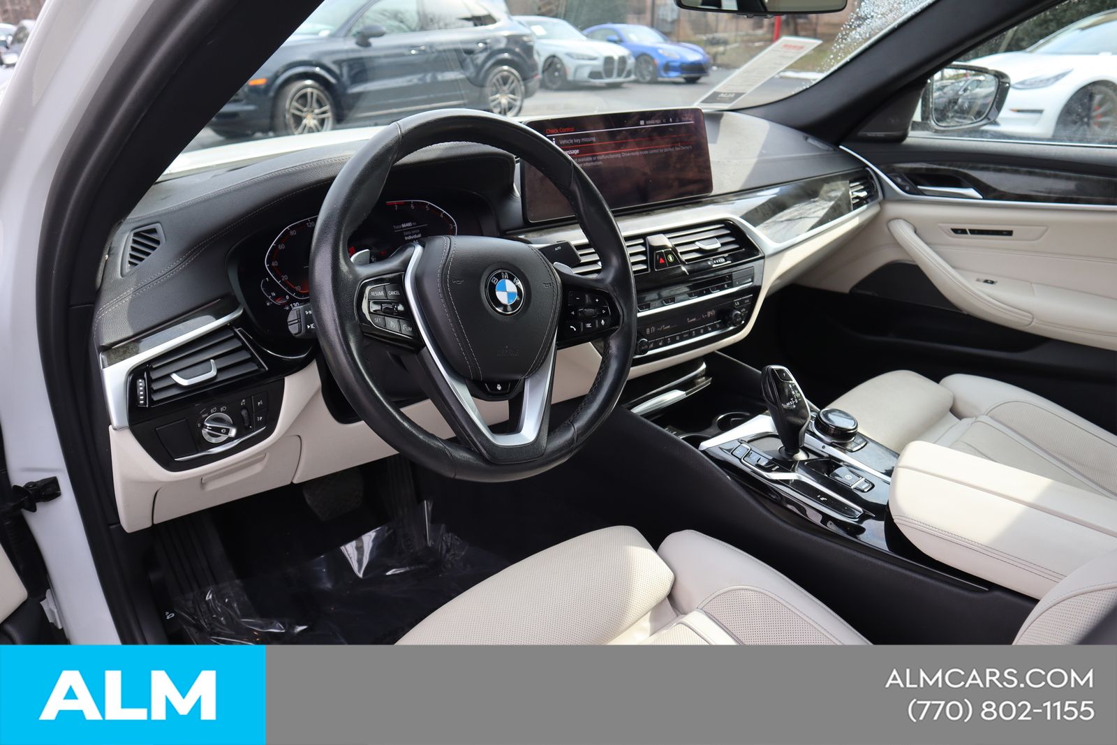 Used 2023 White BMW 540i xDrive image 10