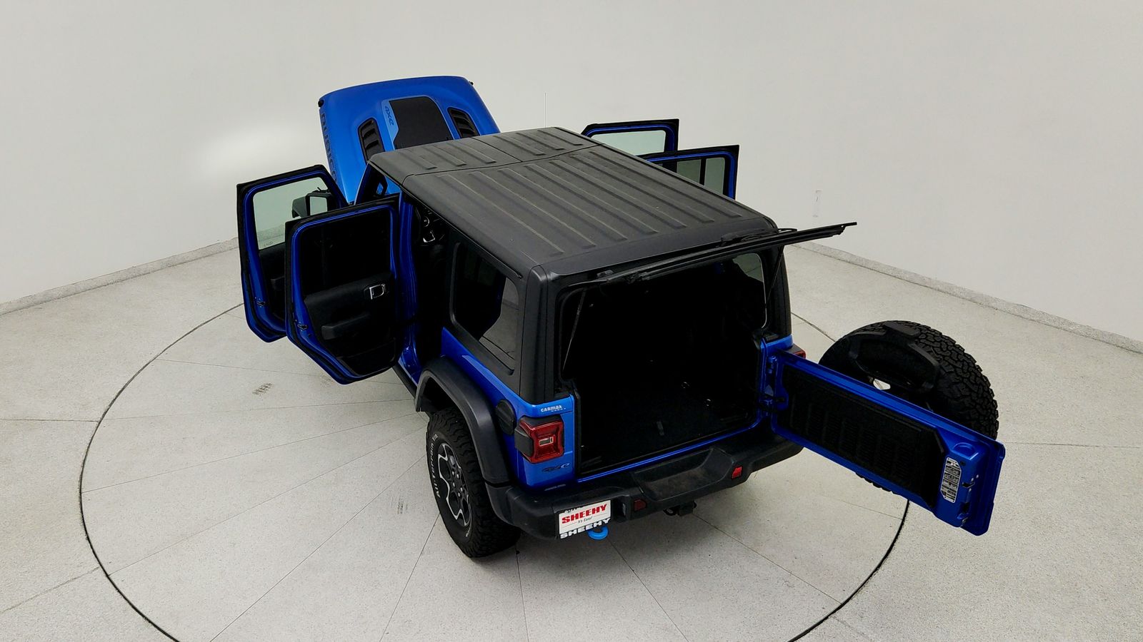 Used 2022 Blue Jeep Unlimited Rubicon 4xe image 23