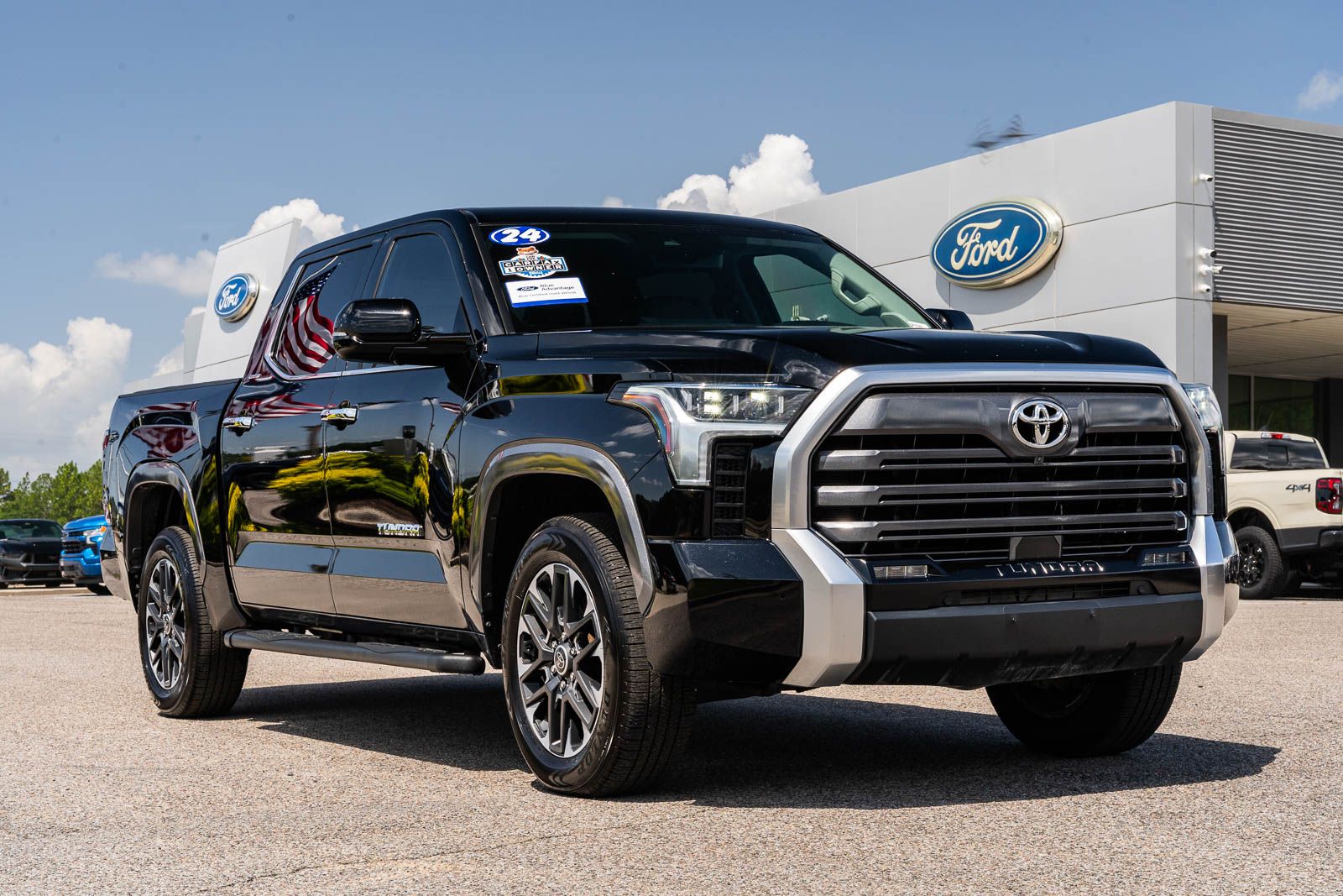Midnight Black Metallic 2024 Toyota Tundra Pickup Truck Four-Wheel Drive Automatic