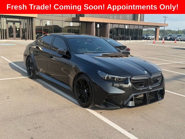Black Sapphire Metallic 2025 BMW M5 Sedan All-Wheel Drive 8-Speed Automatic