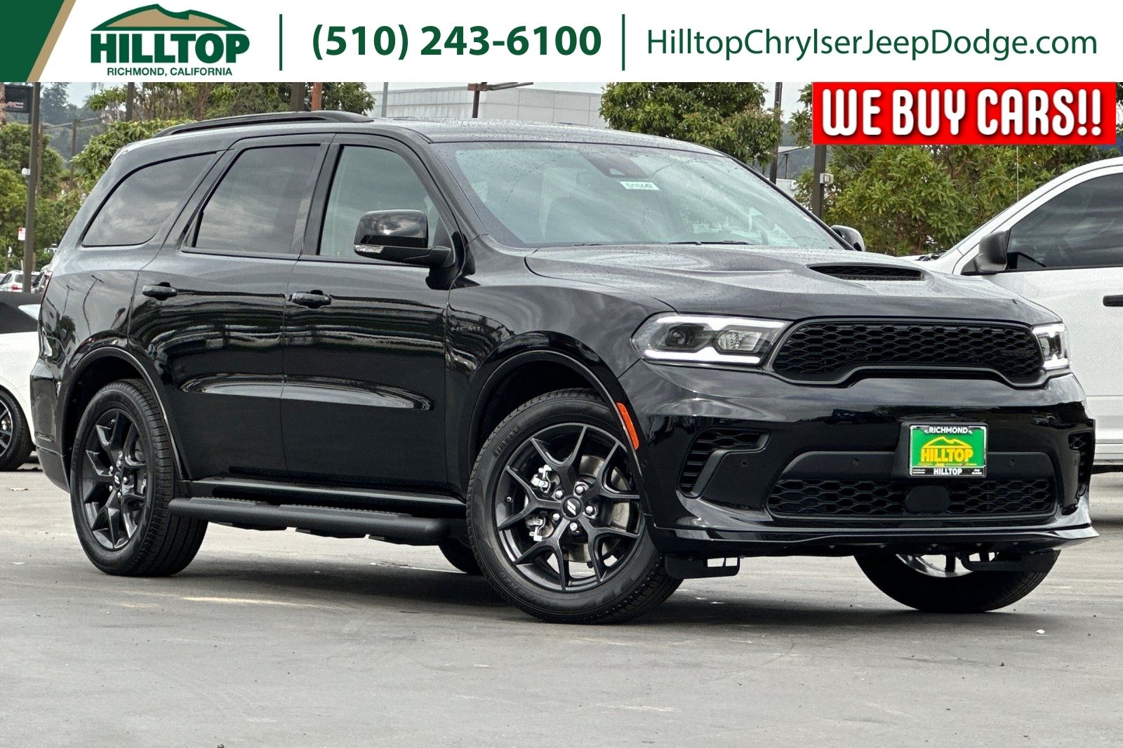 DB Black Crystal Clearcoat 2026 Dodge Durango GT HEMI Plus AWD SUV / Crossover All-Wheel Drive 8-Speed Automatic
