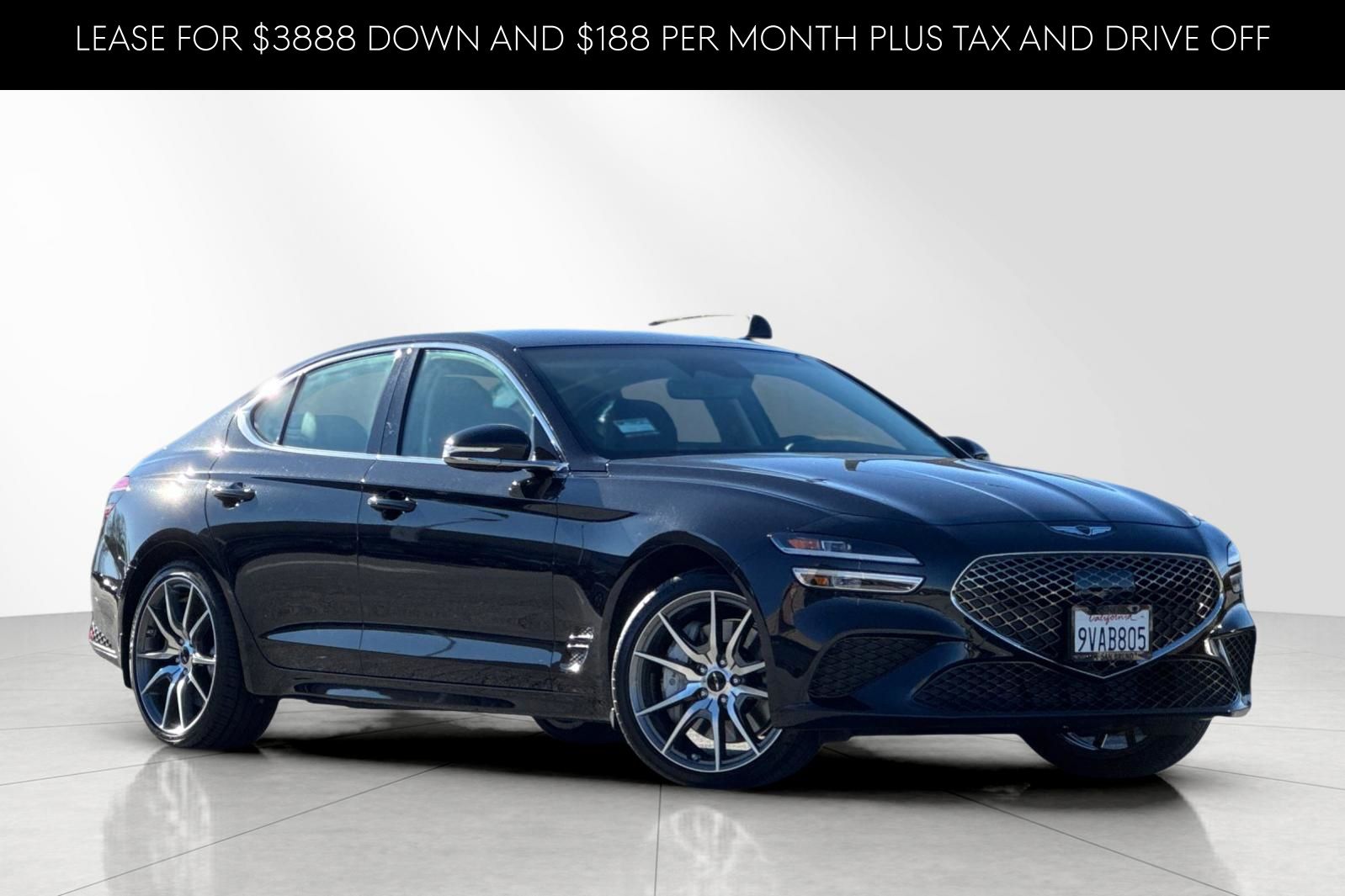 Black 2026 Genesis G70 2.5T Standard RWD Sedan Rear-Wheel Drive 8-Speed Automatic