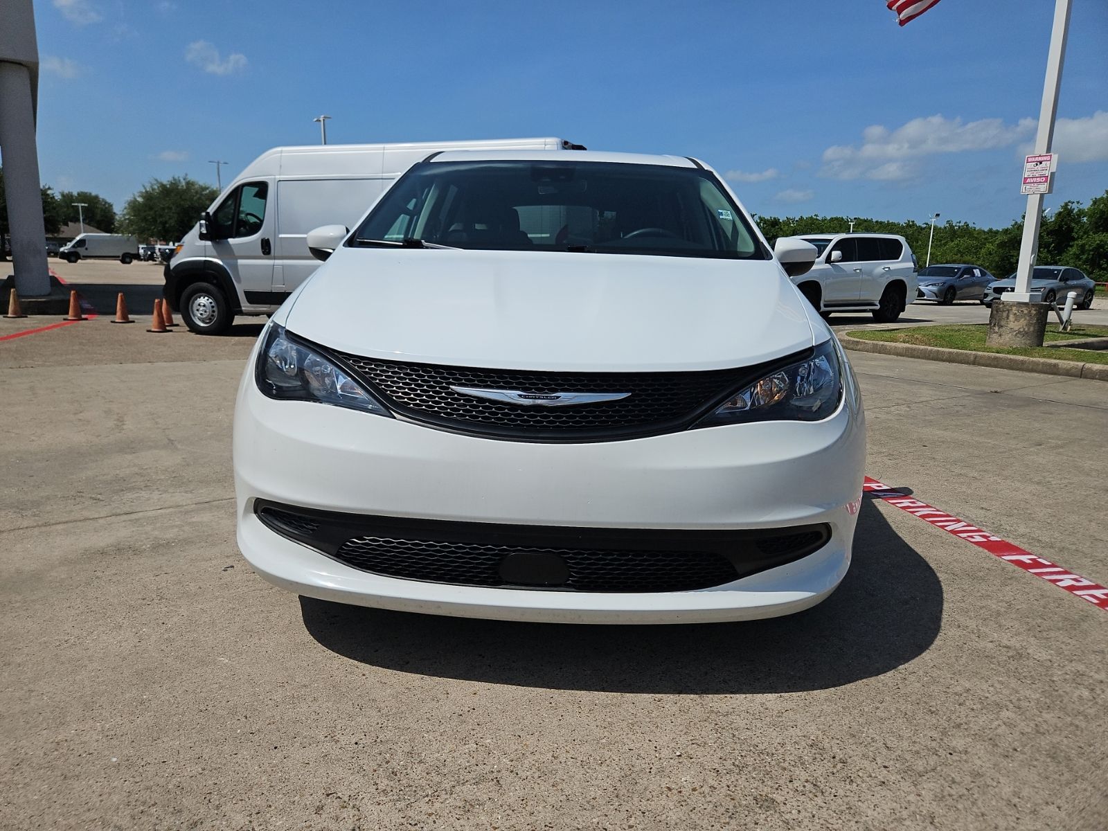 2023 Chrysler Voyager LX White at Mac Haik CDJR North Houston