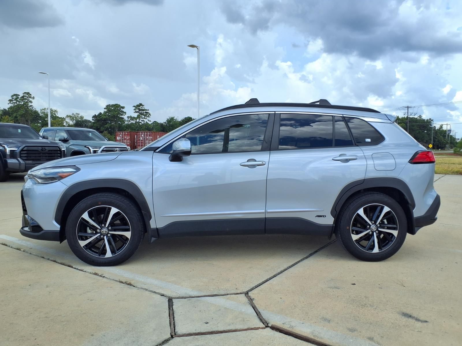 2024 Toyota Corolla Cross Hybrid XSE Silver at Monument Chevrolet