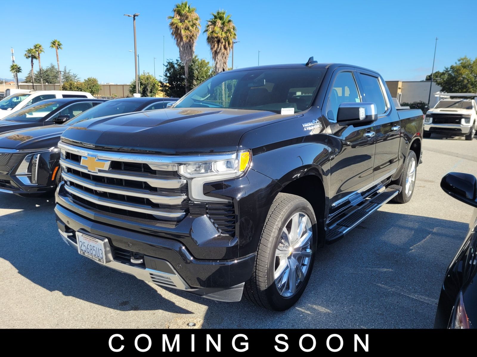 Black 2023 Chevrolet Silverado 1500 Pickup Truck Four-Wheel Drive Automatic