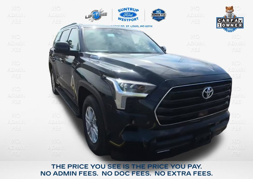 Midnight Black Metallic 2025 Toyota Sequoia SUV / Crossover Four-Wheel Drive Automatic