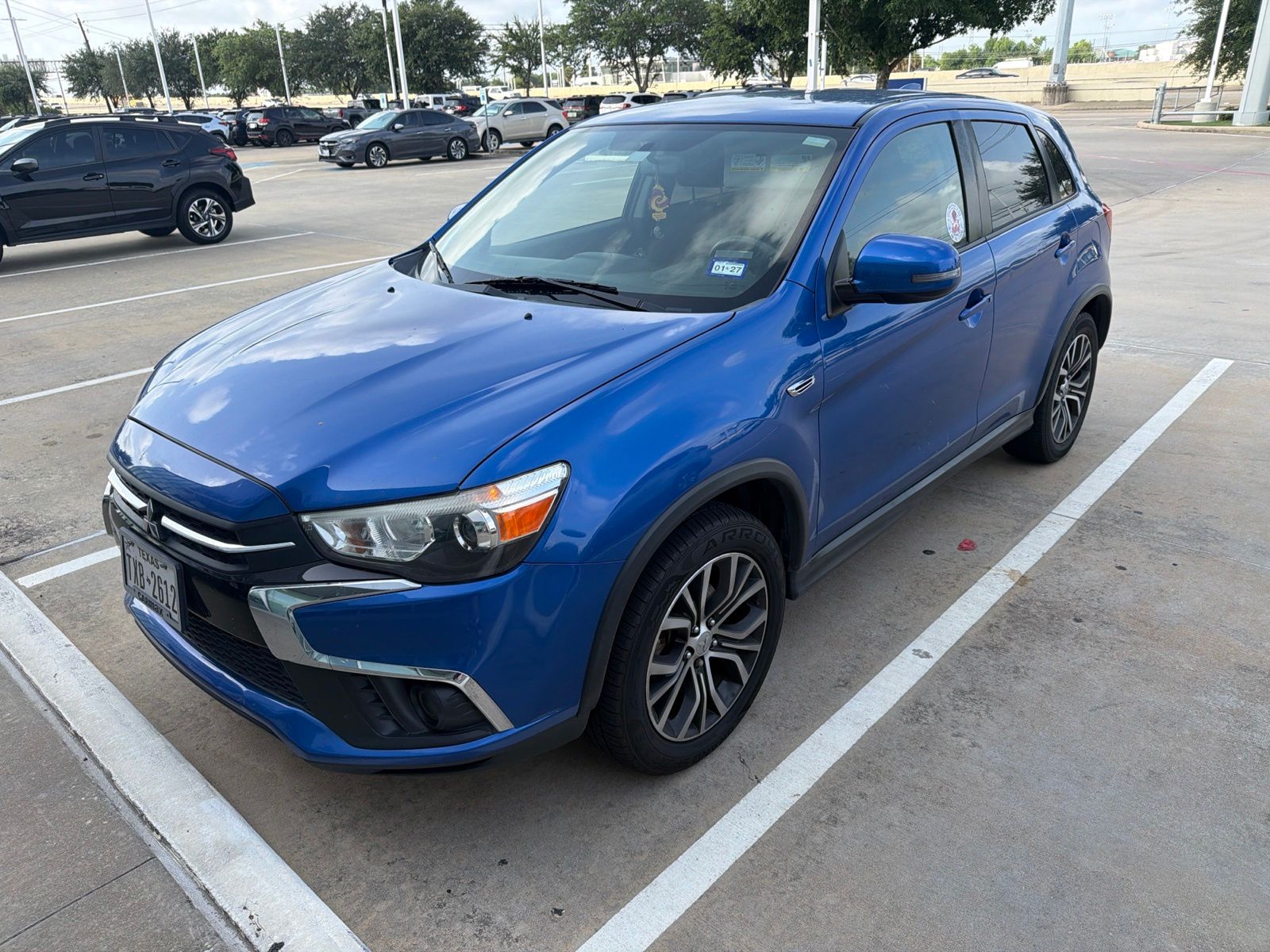 Octane Blue Metallic 2019 Mitsubishi Outlander Sport SUV / Crossover Front-Wheel Drive Continuously Variable Transmission