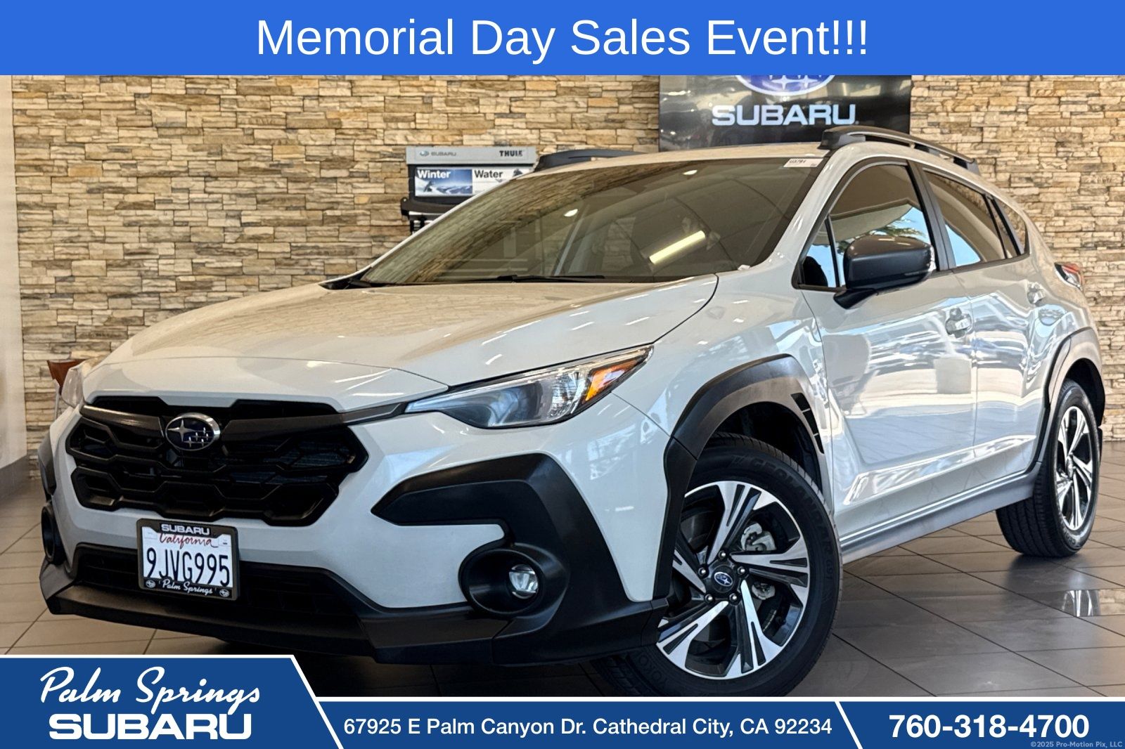 Crystal White Pearl 2024 Subaru Crosstrek Premium AWD SUV / Crossover All-Wheel Drive Continuously Variable Transmission