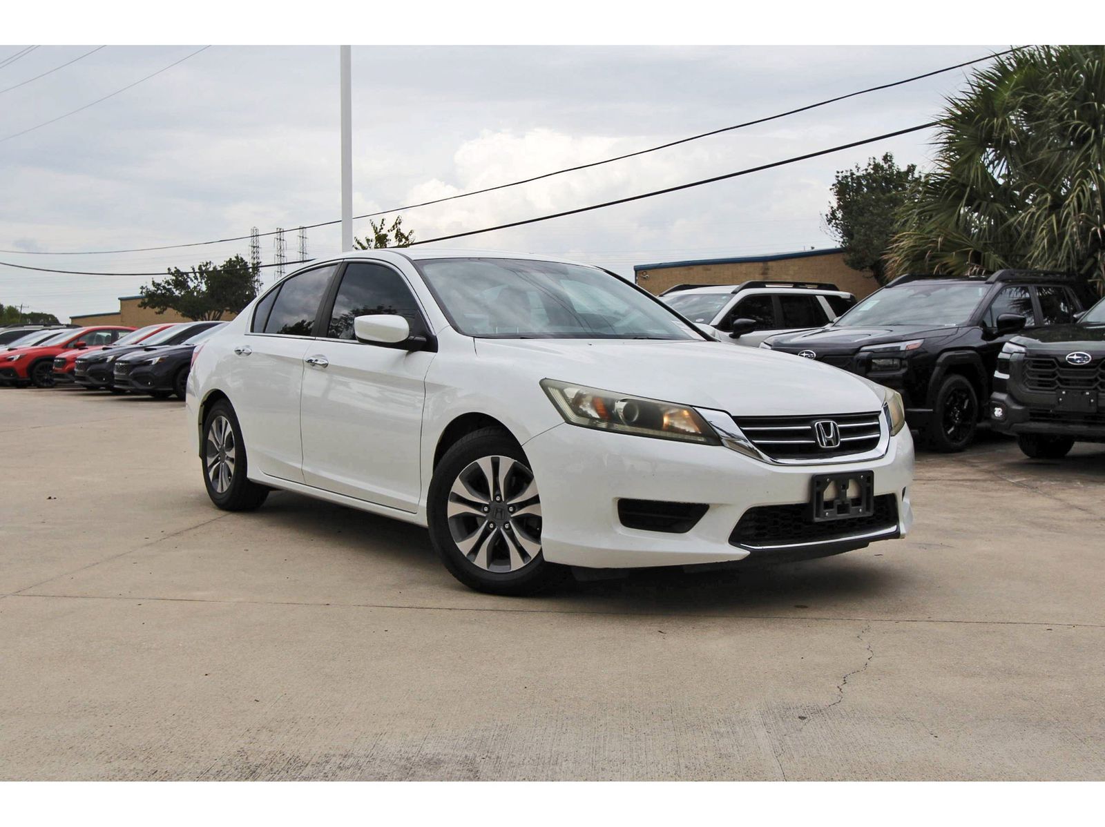 White Orchid Pearl 2014 Honda Accord Sedan Front-Wheel Drive Continuously Variable Transmission