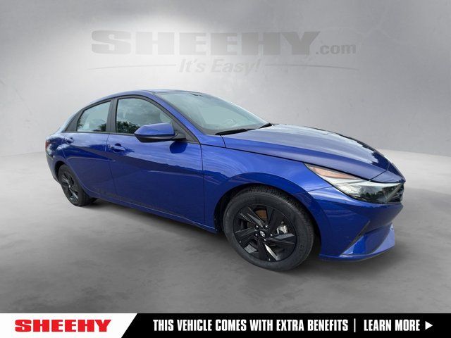 Intense Blue 2023 Hyundai Elantra Sedan Front-Wheel Drive Continuously Variable Transmission