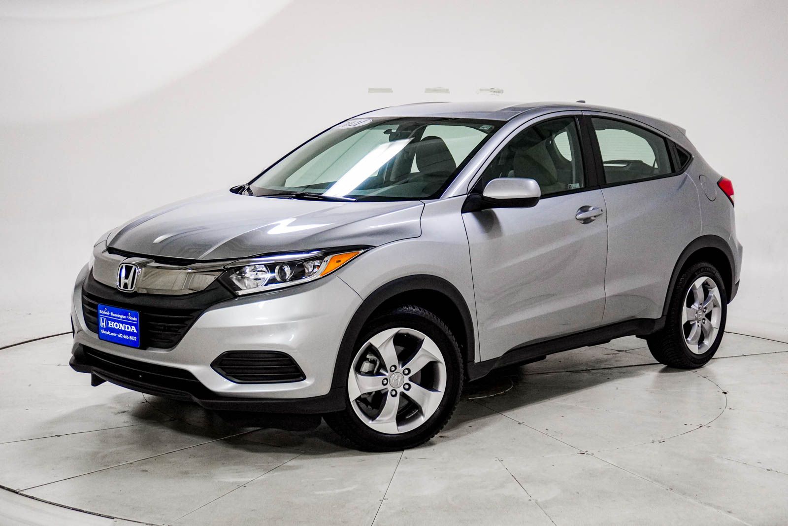 Lunar Silver Metallic 2021 Honda HR-V SUV / Crossover All-Wheel Drive Continuously Variable Transmission