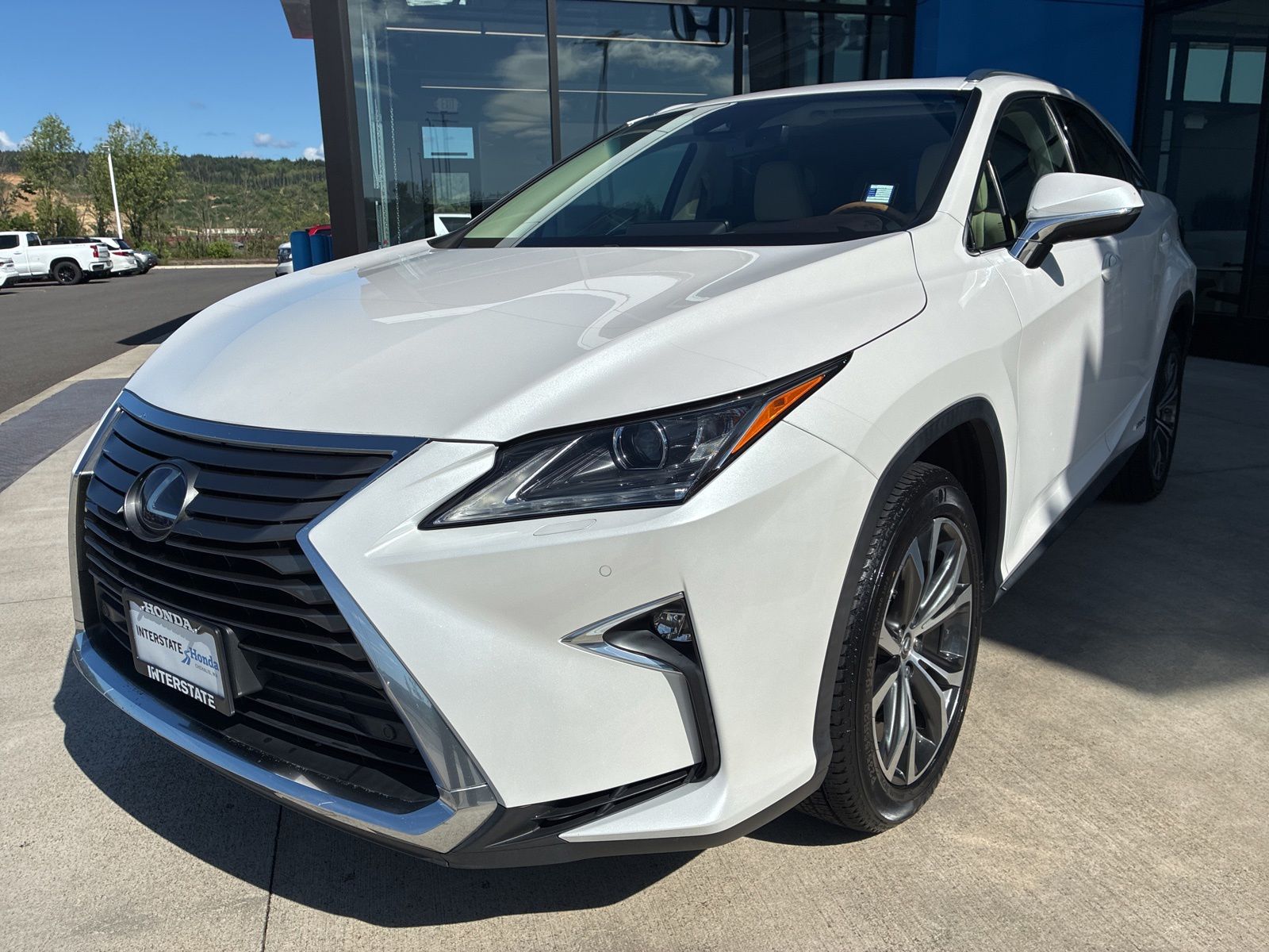 Ultra White 2018 Lexus RX Hybrid 450h AWD SUV / Crossover All-Wheel Drive Continuously Variable Transmission