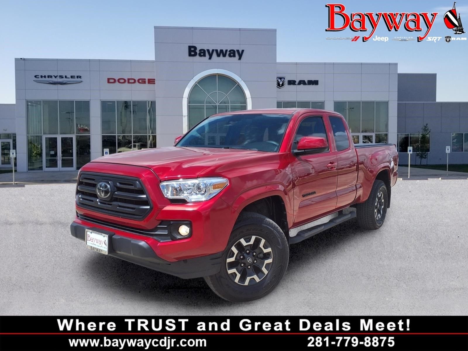 2019 Toyota Tacoma 4X4 TRD Off-Road Red at Shottenkirk Kia Fort Bend