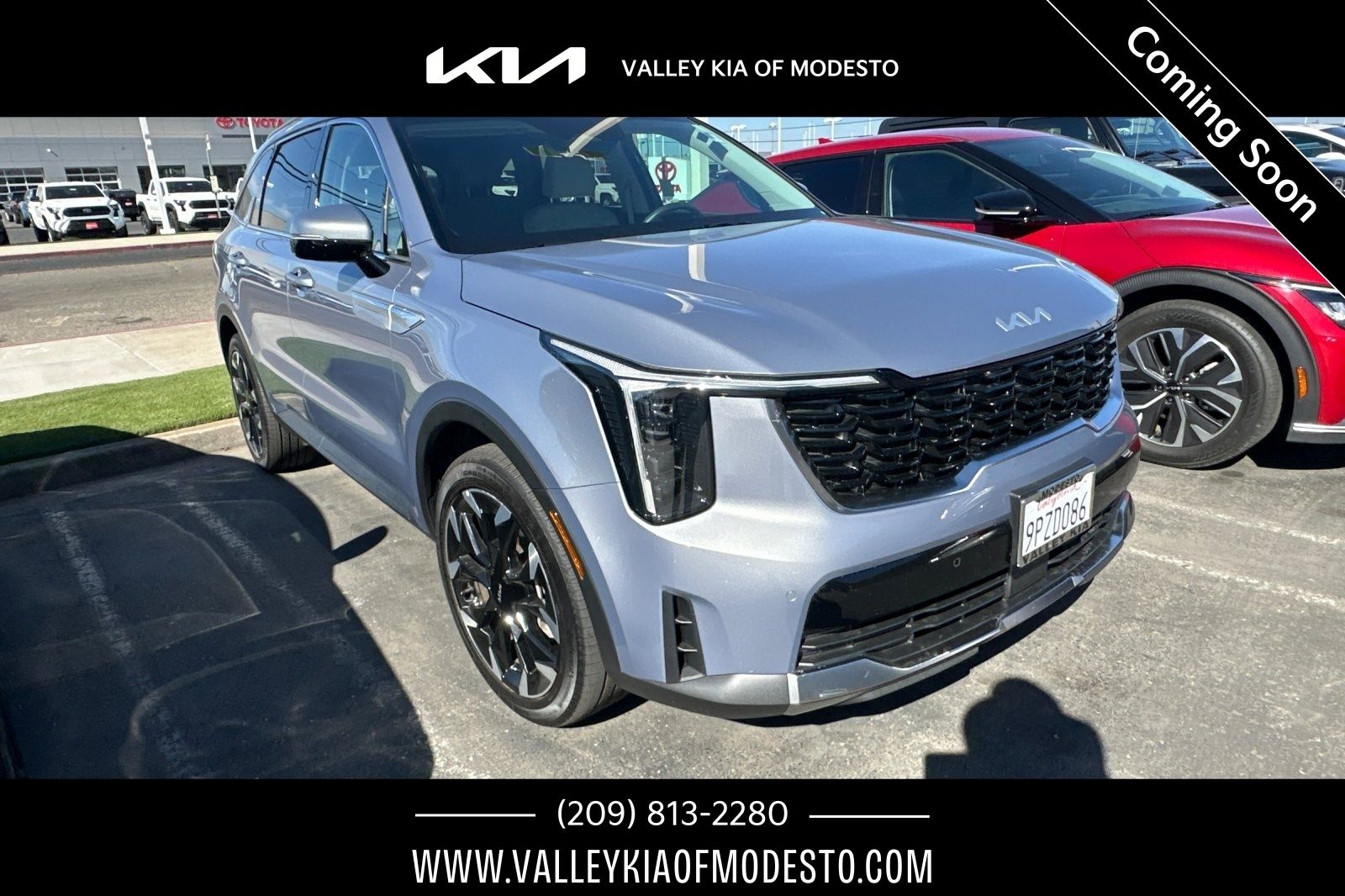 Silver 2025 Kia Sorento SUV / Crossover Front-Wheel Drive 8-Speed Dual Clutch