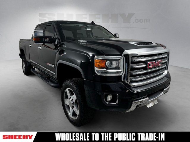 Onyx Black 2017 GMC Sierra 2500HD SLT Crew Cab SB 4WD Pickup Truck Four-Wheel Drive 6-Speed Automatic