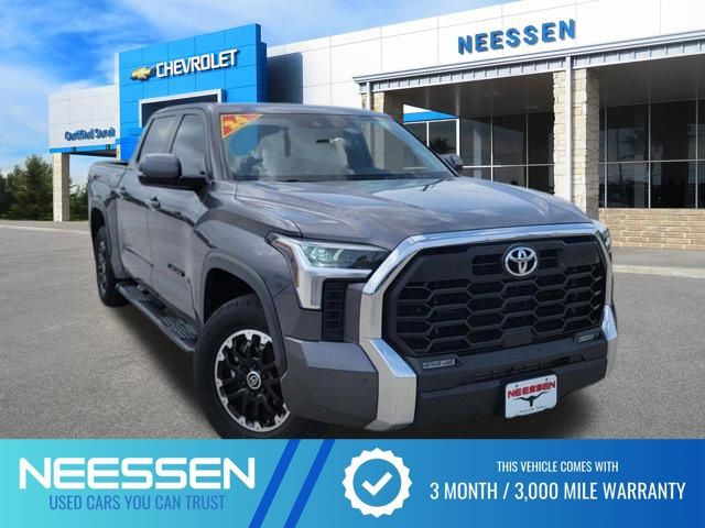 Magnetic Gray Metallic 2024 Toyota Tundra SR5 CrewMax Cab RWD Pickup Truck 4X2 Automatic