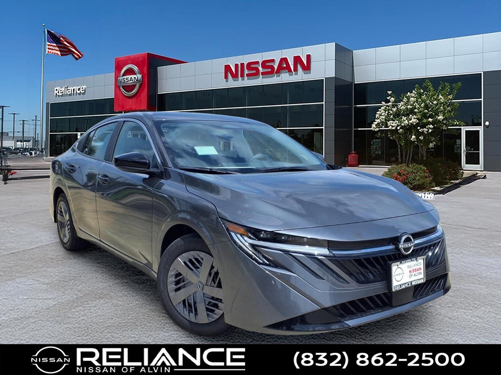 Gray (Gun Metallic) 2026 Nissan Sentra Sedan Front-Wheel Drive Continuously Variable Transmission