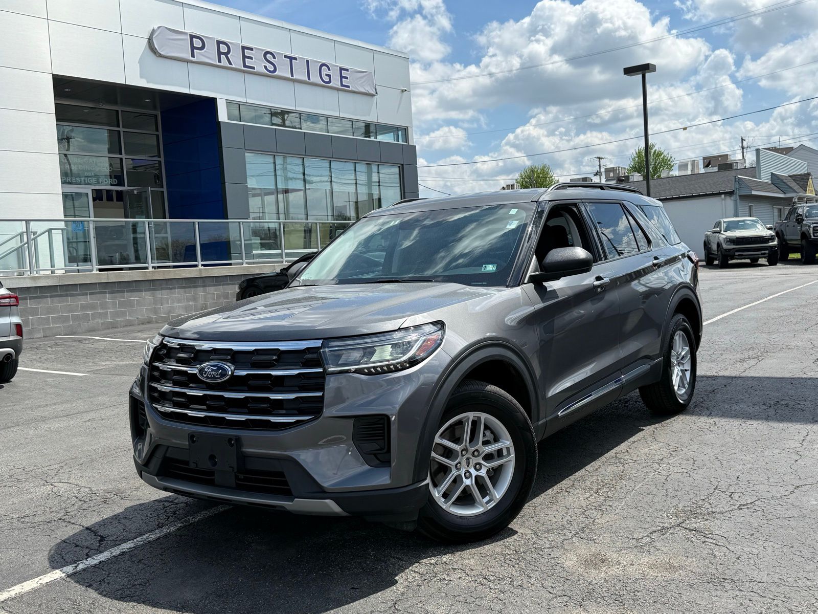 Carbonized Gray Metallic 2025 Ford Explorer SUV / Crossover All-Wheel Drive Automatic