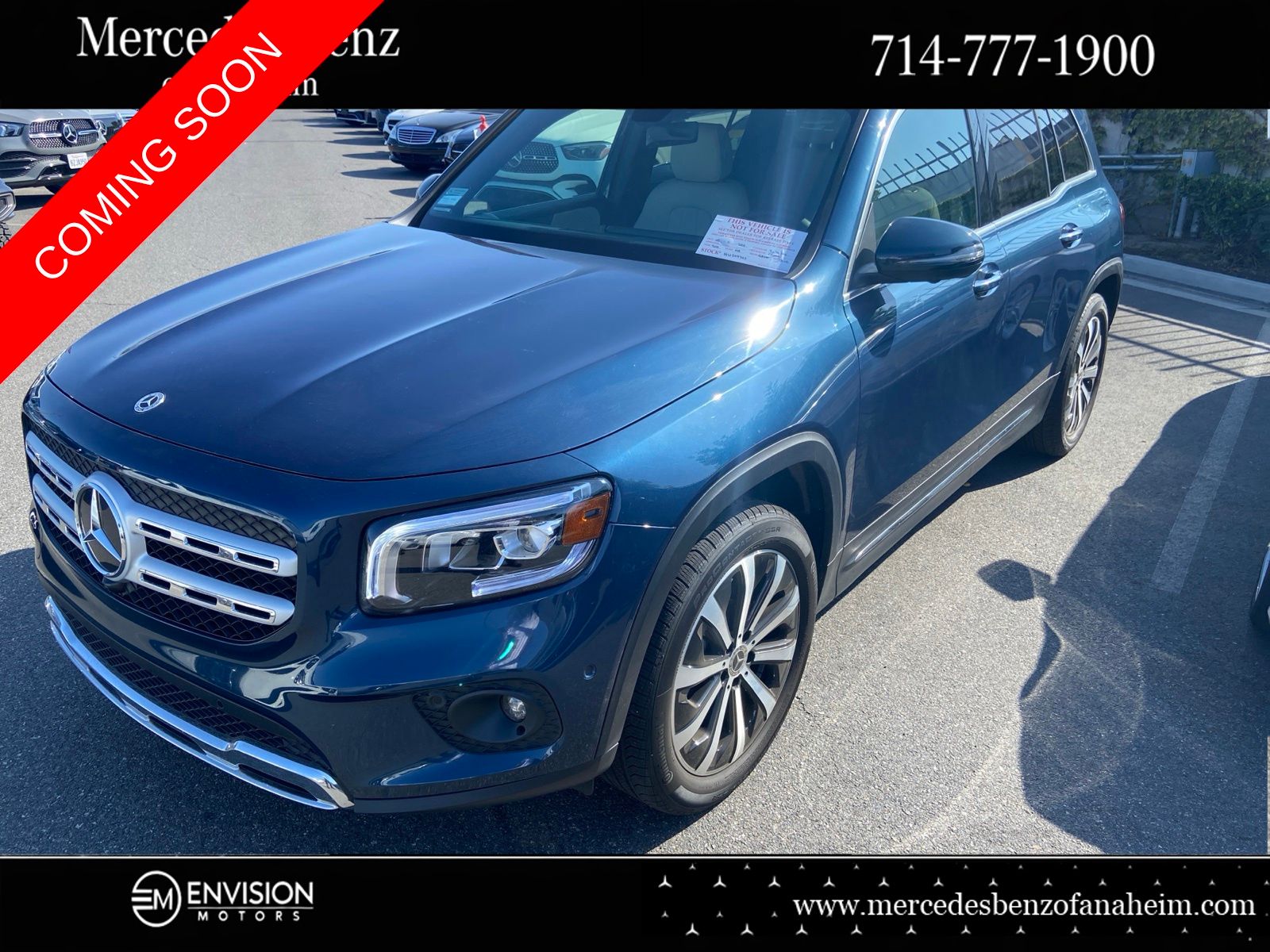 Denim Blue Metallic 2022 Mercedes-Benz GLB SUV / Crossover Front-Wheel Drive 8-Speed Automatic