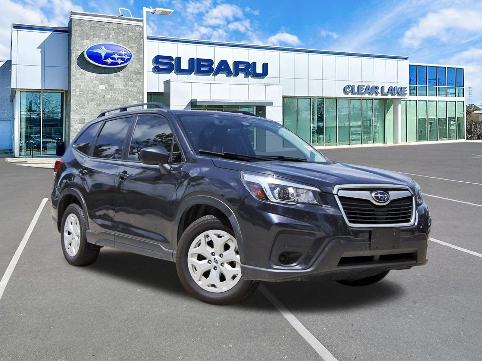 Dark Gray Metallic 2019 Subaru Forester SUV / Crossover All-Wheel Drive Continuously Variable Transmission