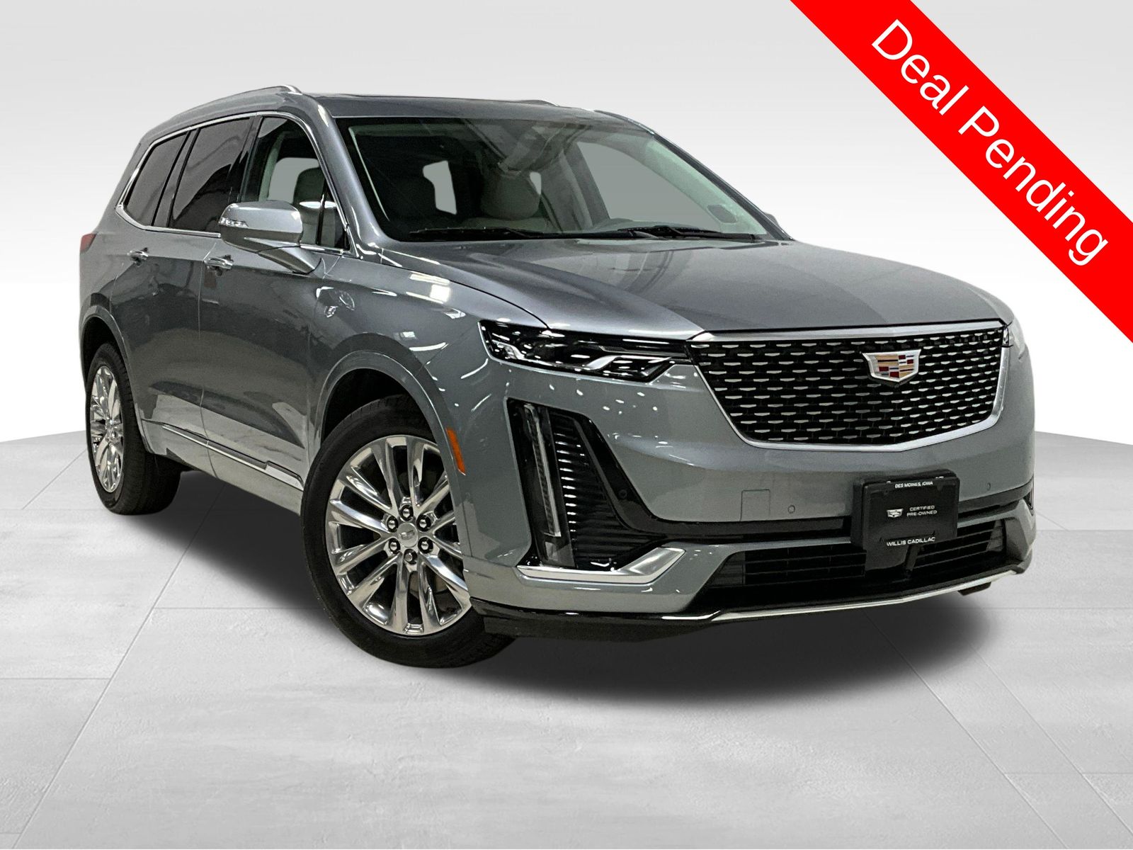 Argent Silver Metallic 2023 Cadillac XT6 Premium Luxury AWD SUV / Crossover Four-Wheel Drive 9-Speed Automatic