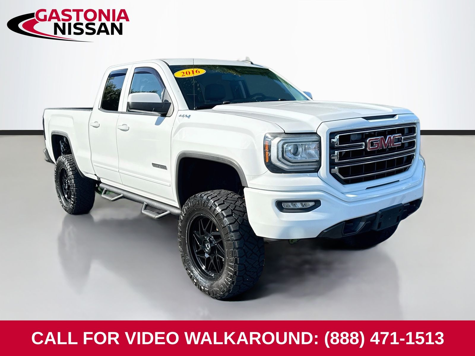 Summit White 2016 GMC Sierra 1500 Pickup Truck Four-Wheel Drive 6-Speed Automatic Overdrive