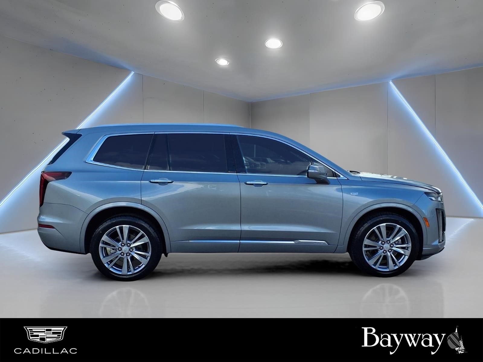 2024 Cadillac XT6 Premium Luxury Silver at Texan Dodge Chrysler Jeep Ram
