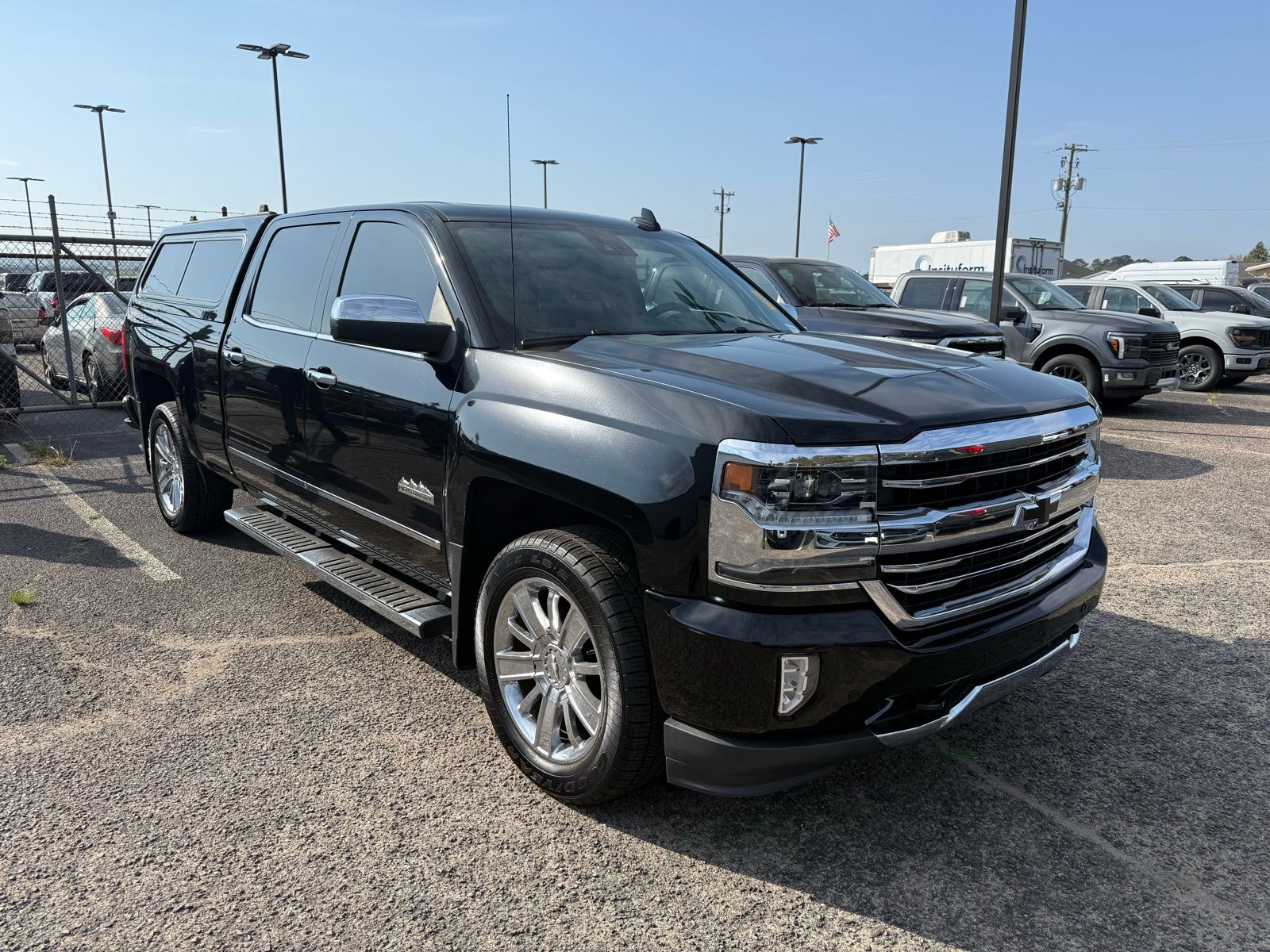 Black 2017 Chevrolet Silverado 1500 Pickup Truck Four-Wheel Drive 8-Speed Automatic Overdrive