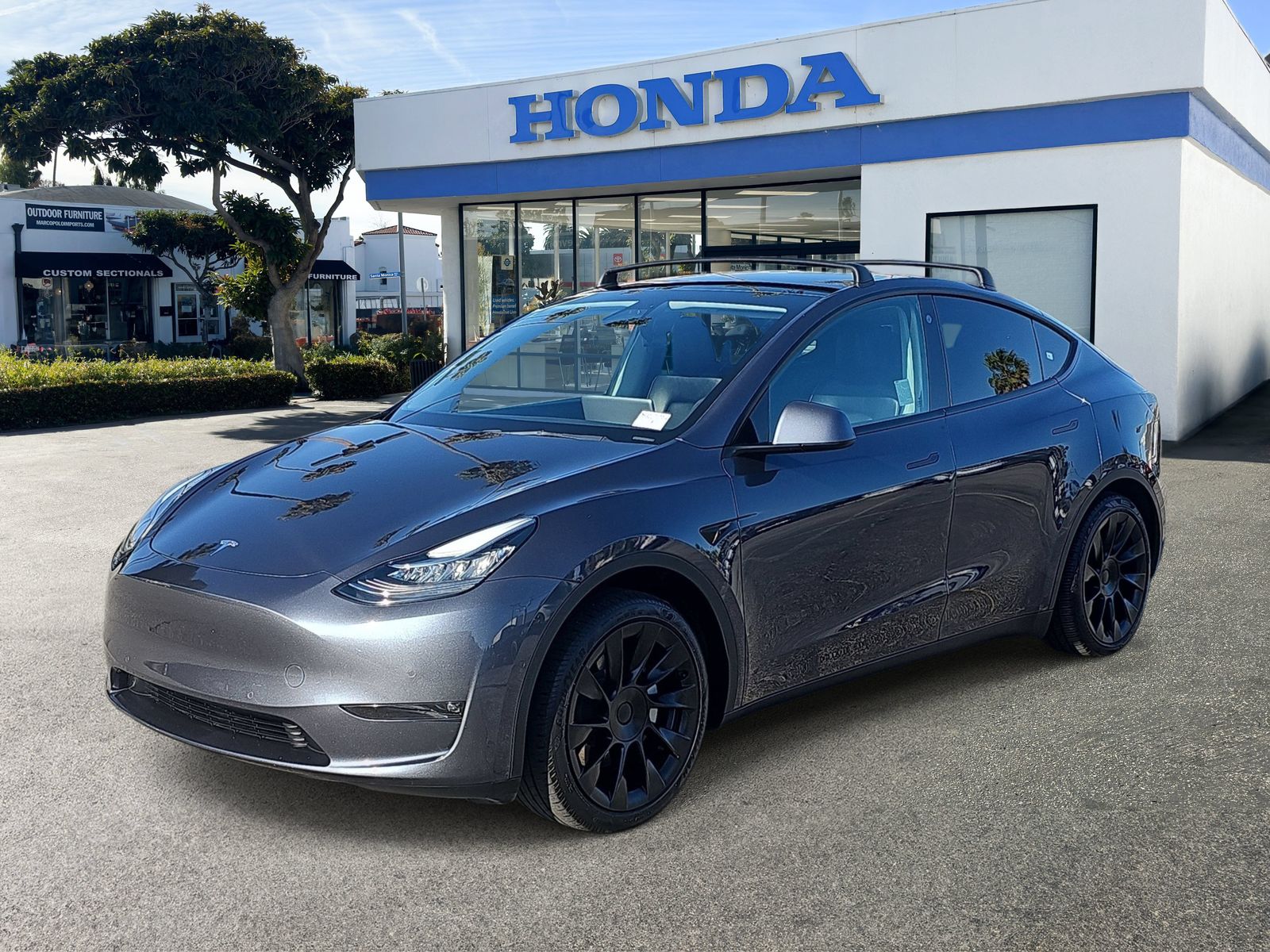 Gray 2021 Tesla Model Y SUV / Crossover All-Wheel Drive 1-Speed Automatic