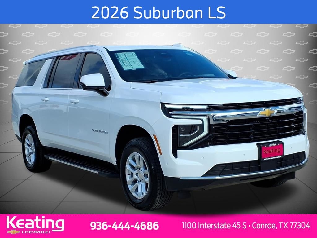 Summit White 2026 Chevrolet Suburban SUV / Crossover 4X2 