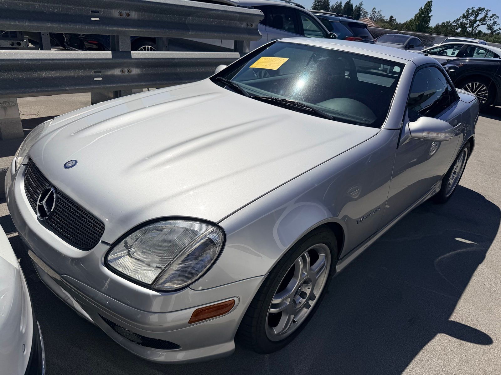 Brilliant Silver Metallic 2002 Mercedes-Benz SLK Convertible Rear-Wheel Drive 5-Speed Automatic Overdrive
