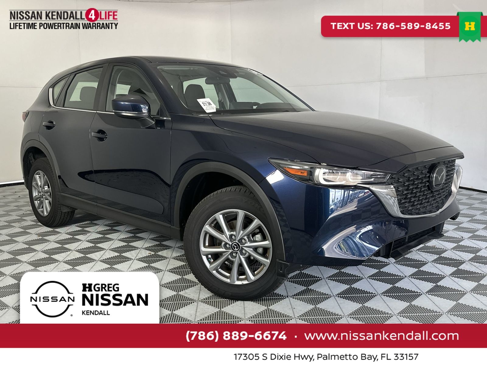 Deep Crystal Blue Mica 2025 Mazda CX-5 2.5 S AWD SUV / Crossover All-Wheel Drive 6-Speed Automatic