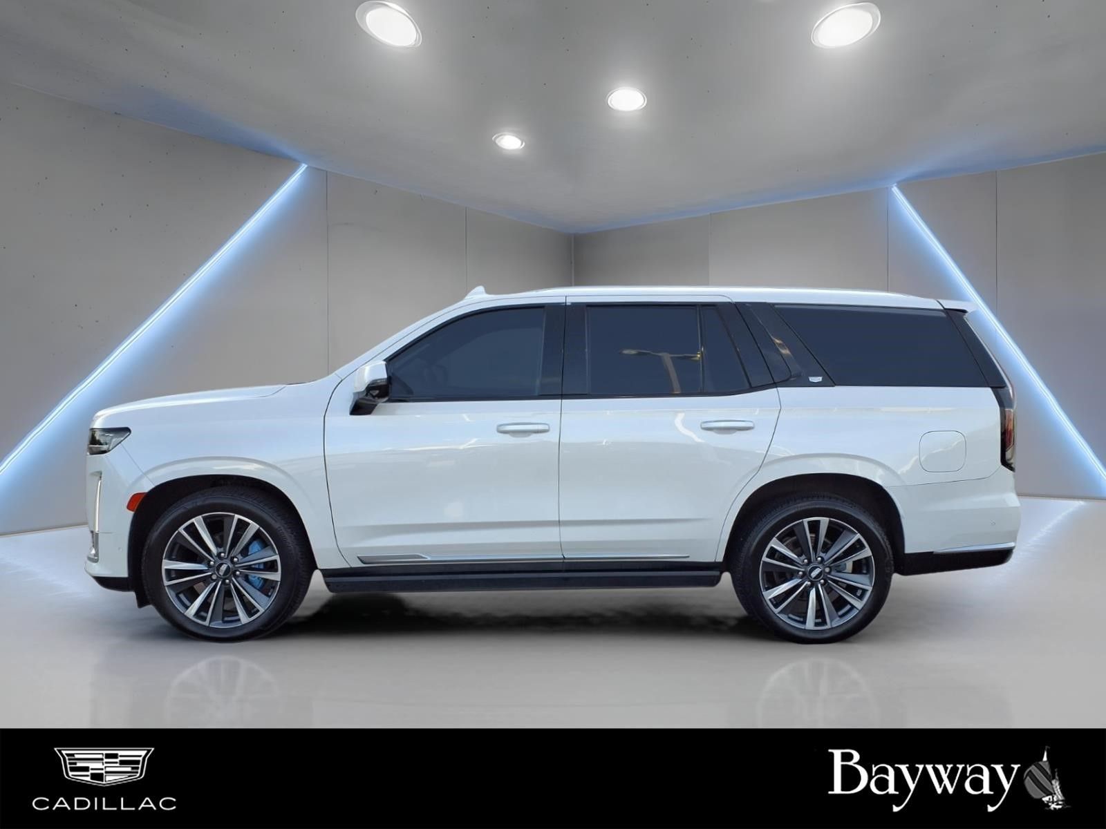 2022 Cadillac Escalade Premium Luxury Platinum White at Tom Peacock Cadillac