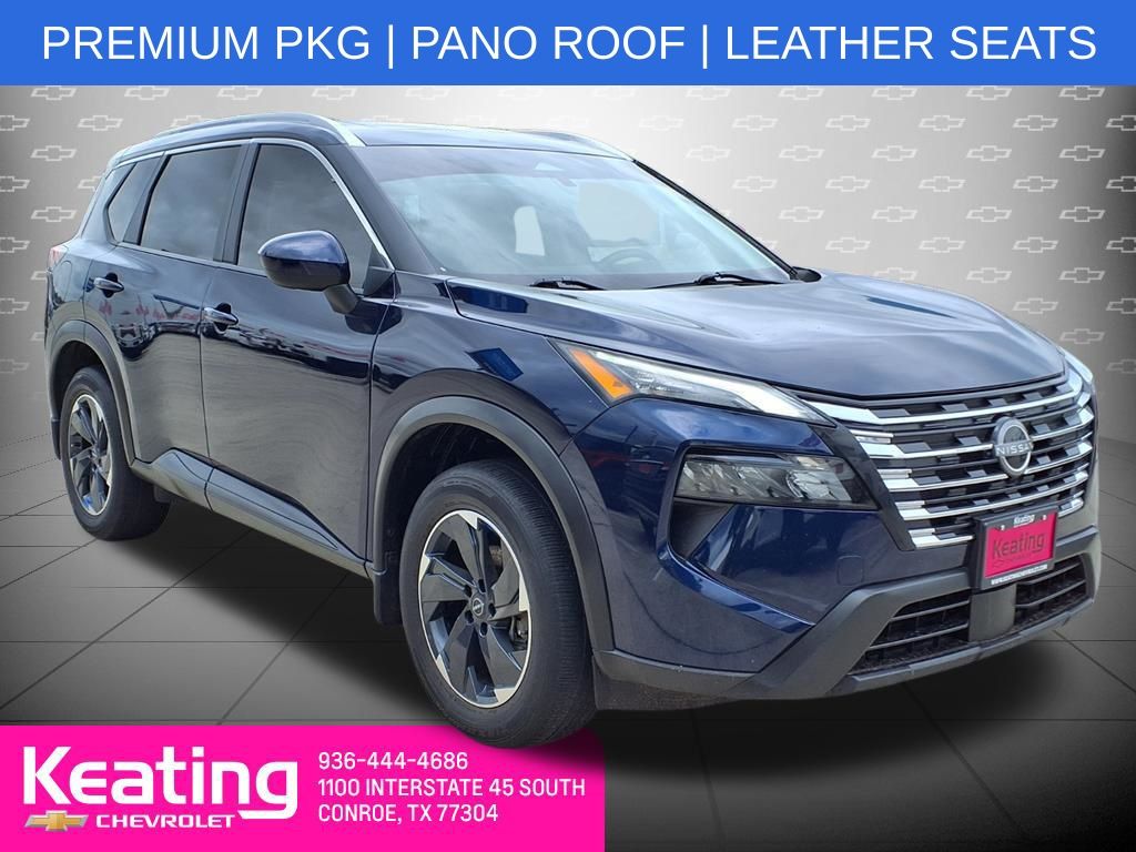 Deep Ocean Blue Pearl 2024 Nissan Rogue SUV / Crossover Front-Wheel Drive Continuously Variable Transmission