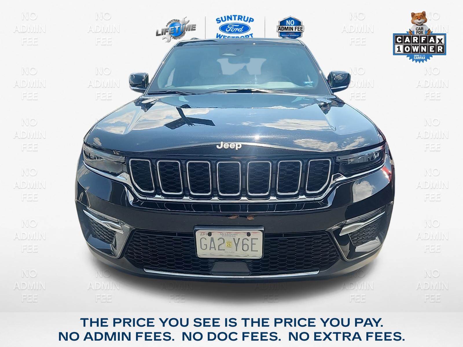 Diamond Black Crystal Pearlcoat 2025 Jeep Grand Cherokee SUV / Crossover Four-Wheel Drive 8-Speed Automatic