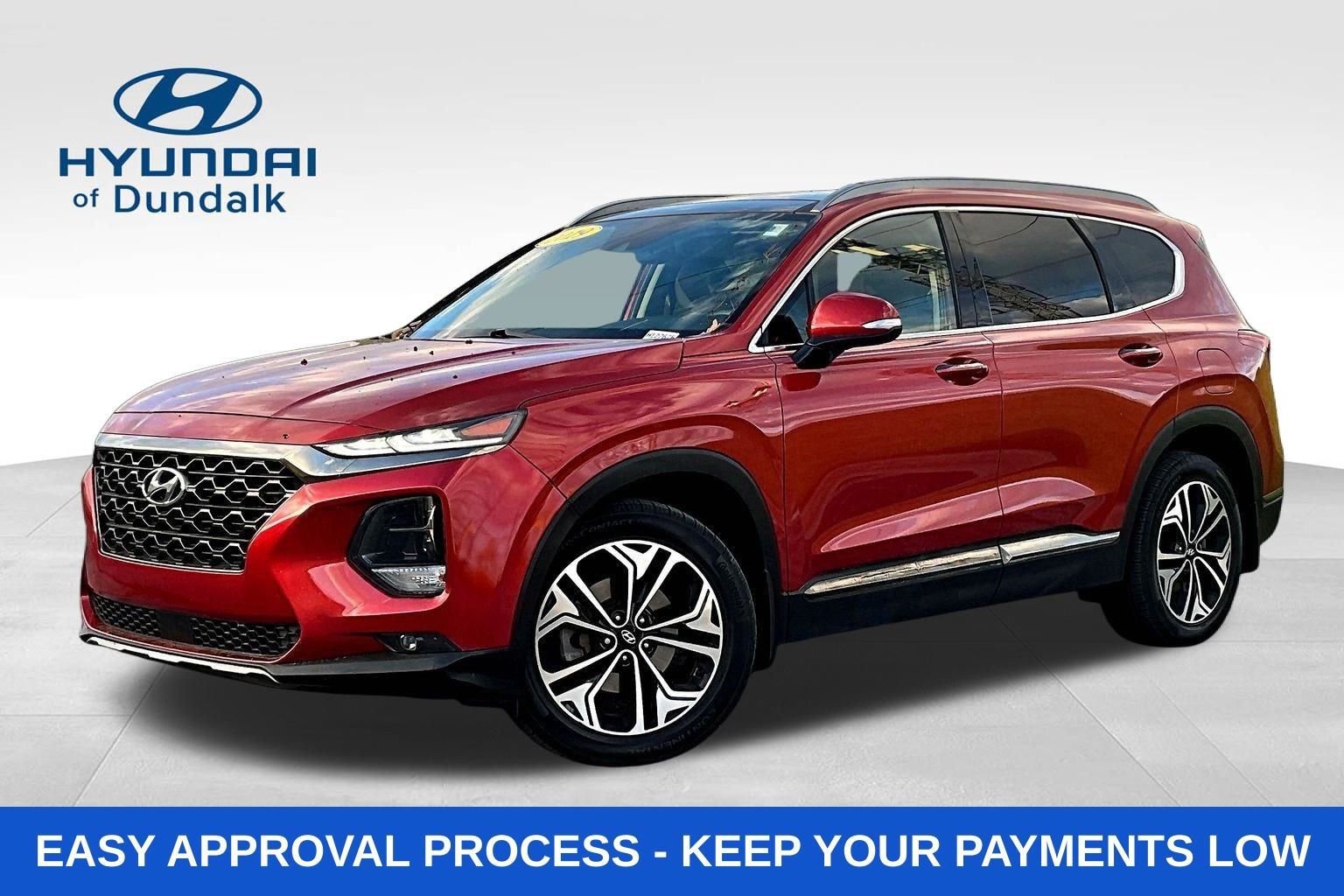 Lava Orange 2019 Hyundai Santa Fe 2.0T Limited FWD SUV / Crossover Front-Wheel Drive 8-Speed Automatic