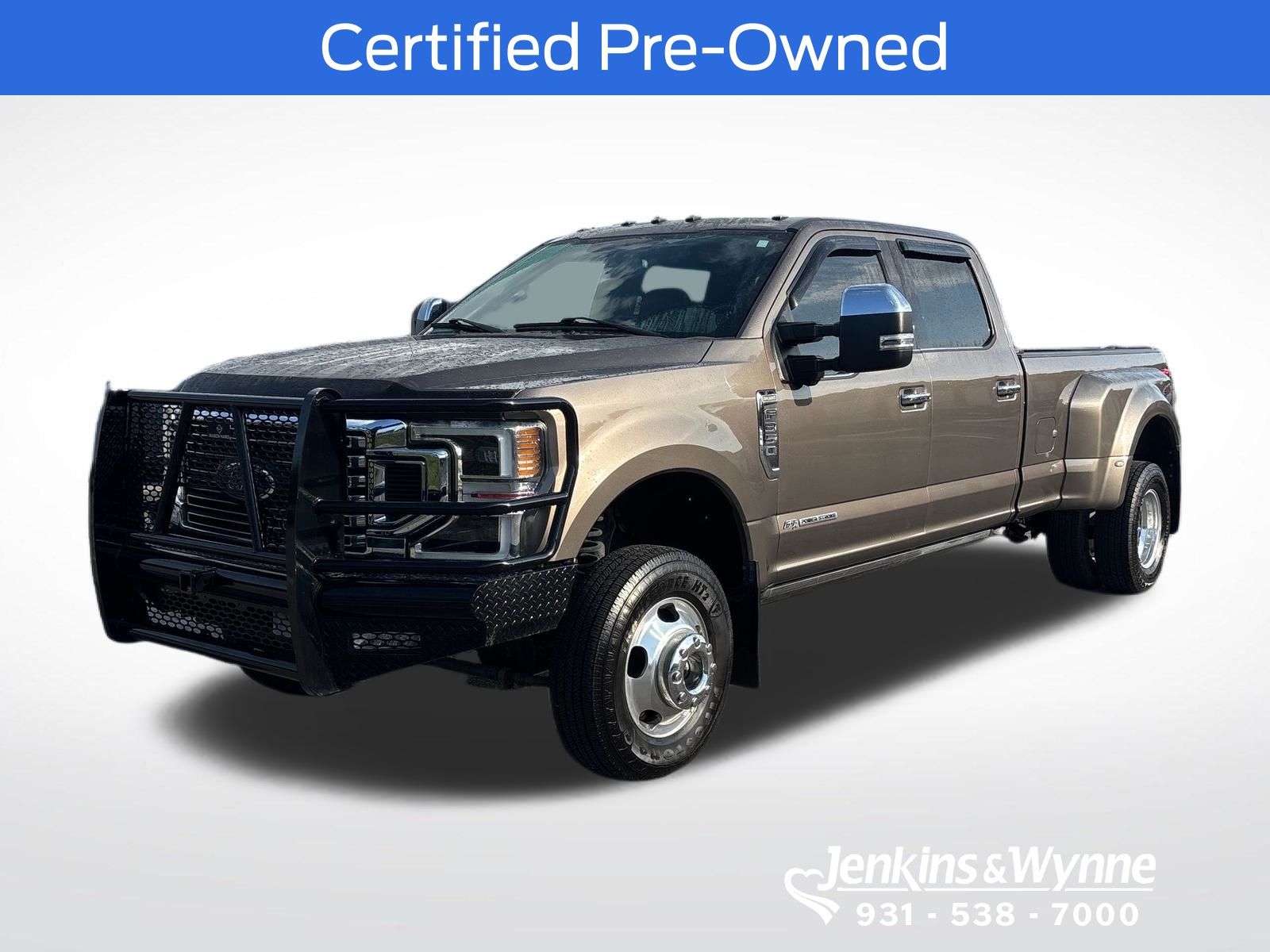 Stone Gray Metallic 2021 Ford F-350 Super Duty King Ranch Crew Cab LB DRW 4WD Pickup Truck Four-Wheel Drive Automatic