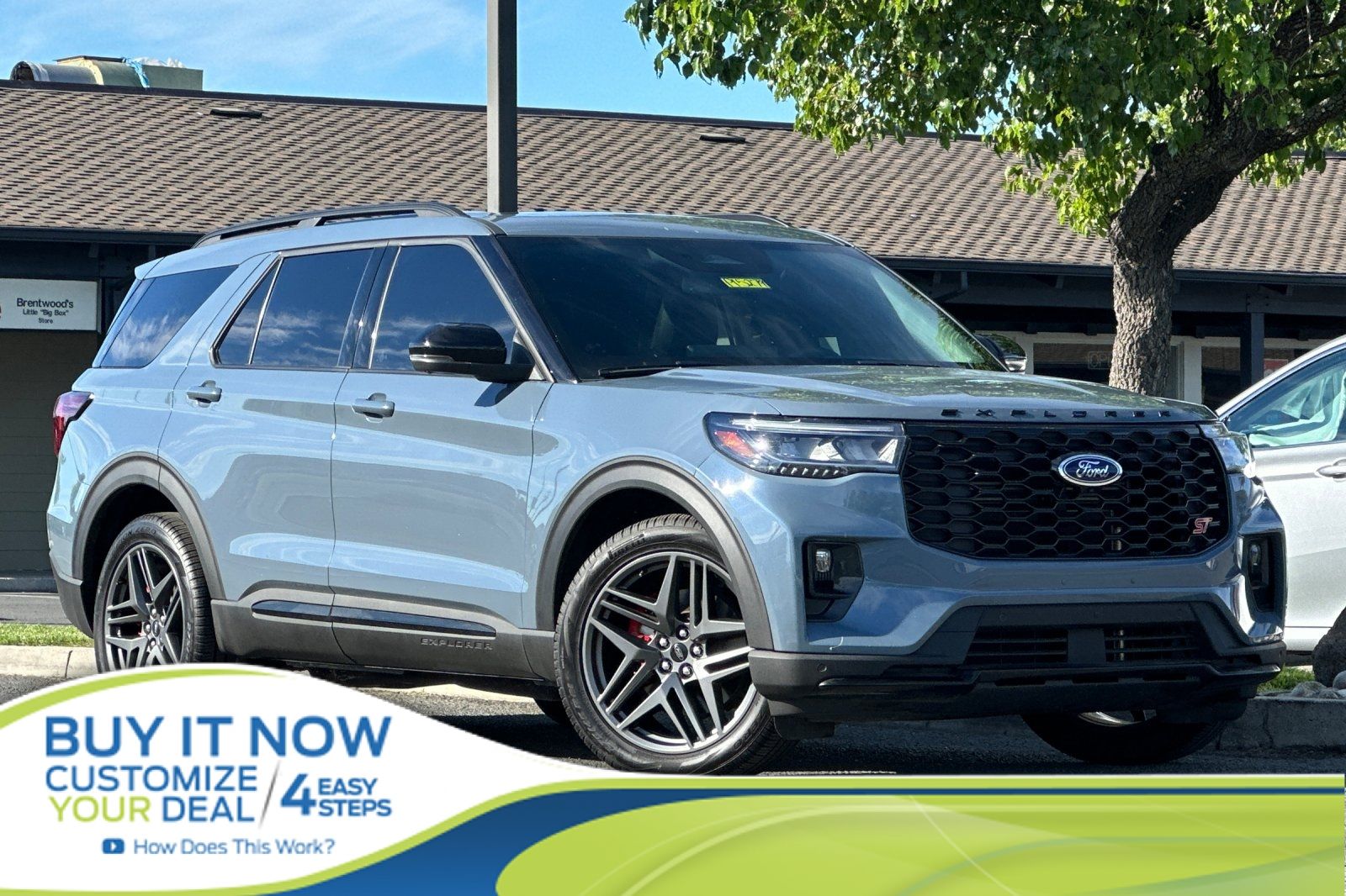 Vapor Blue 2025 Ford Explorer ST AWD SUV / Crossover All-Wheel Drive Automatic