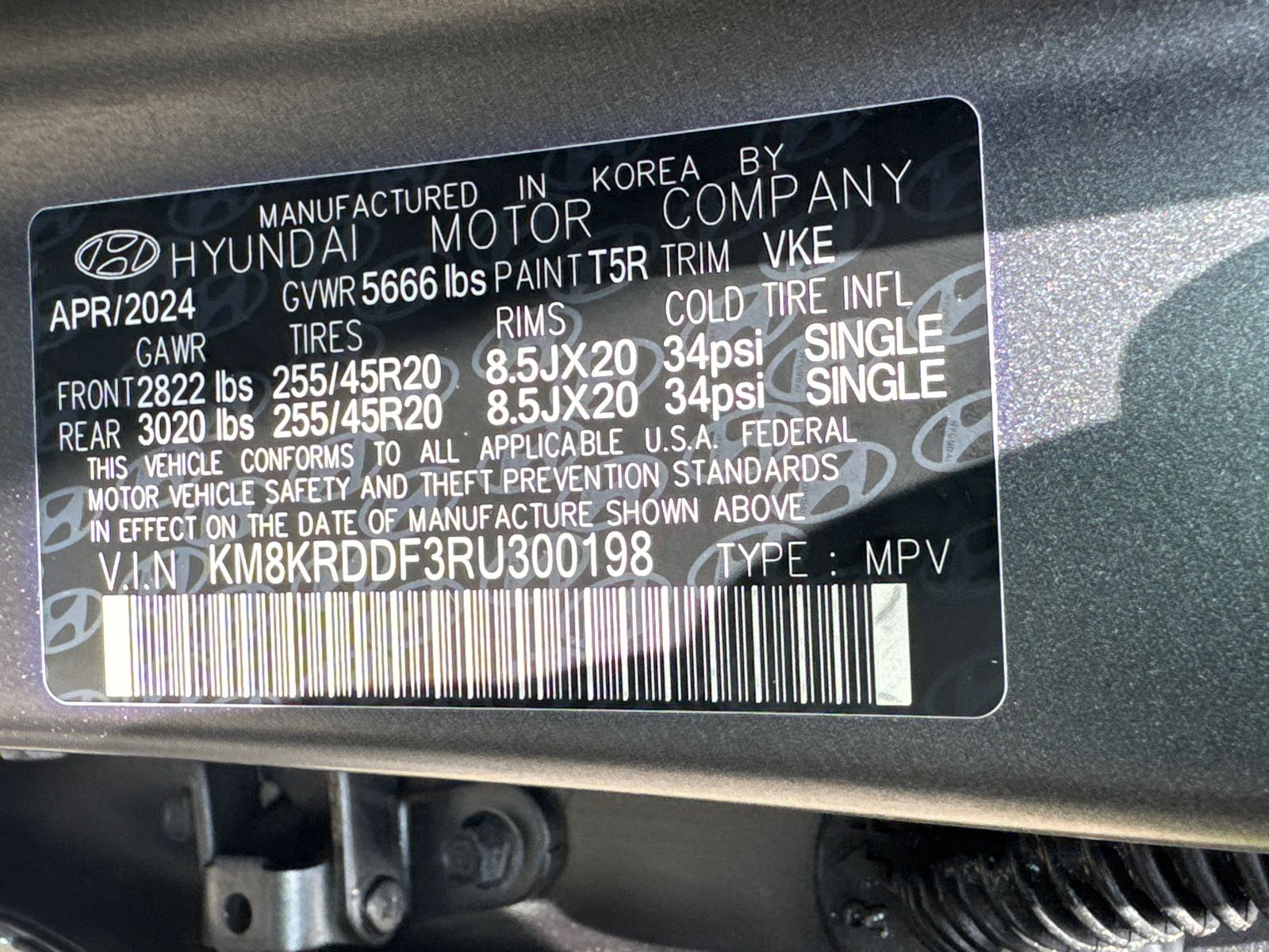 Used 2024 Gray Hyundai Limited image 34