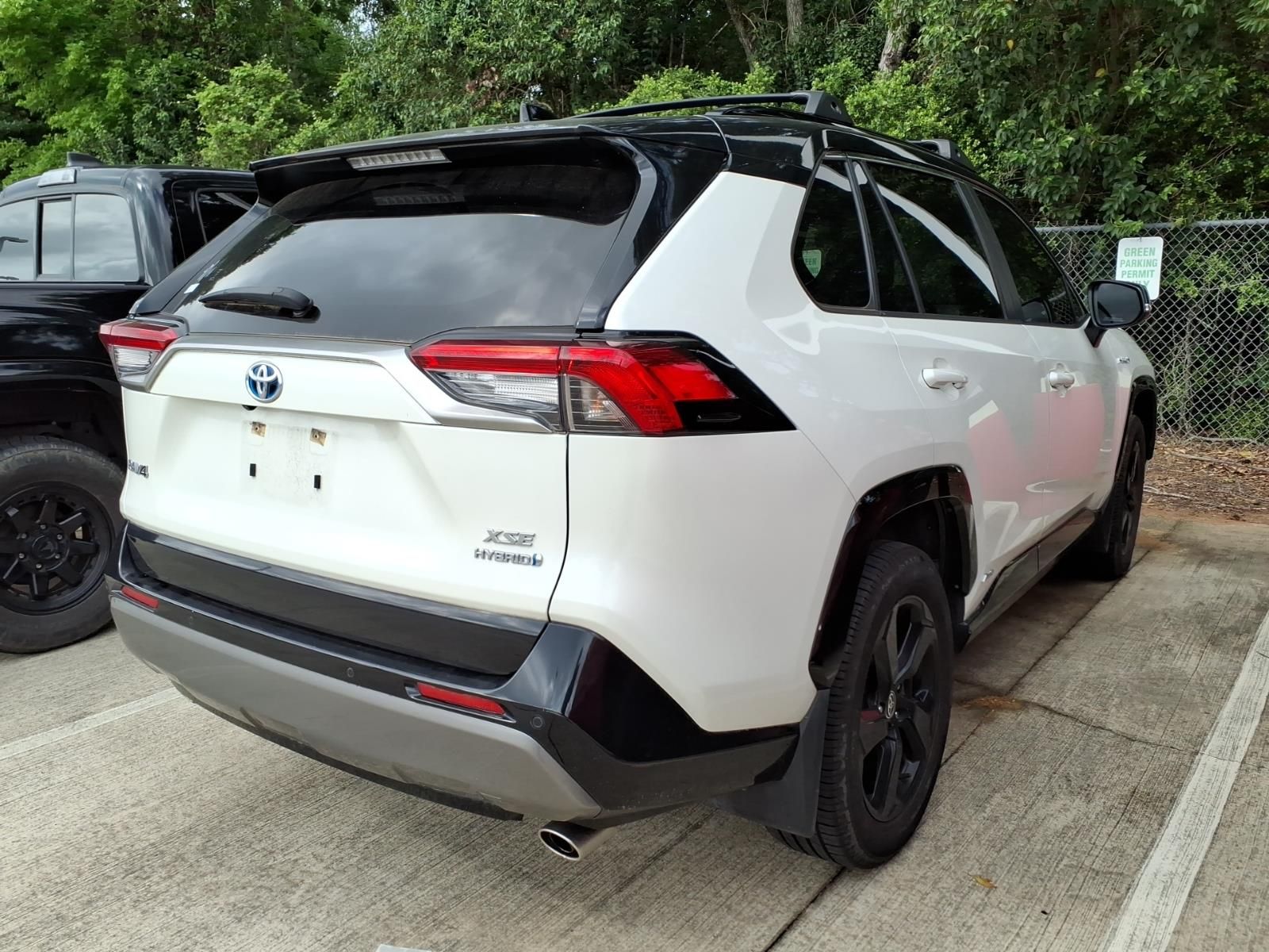 2021 Toyota RAV4 Hybrid XSE White at North Houston Mitsubishi