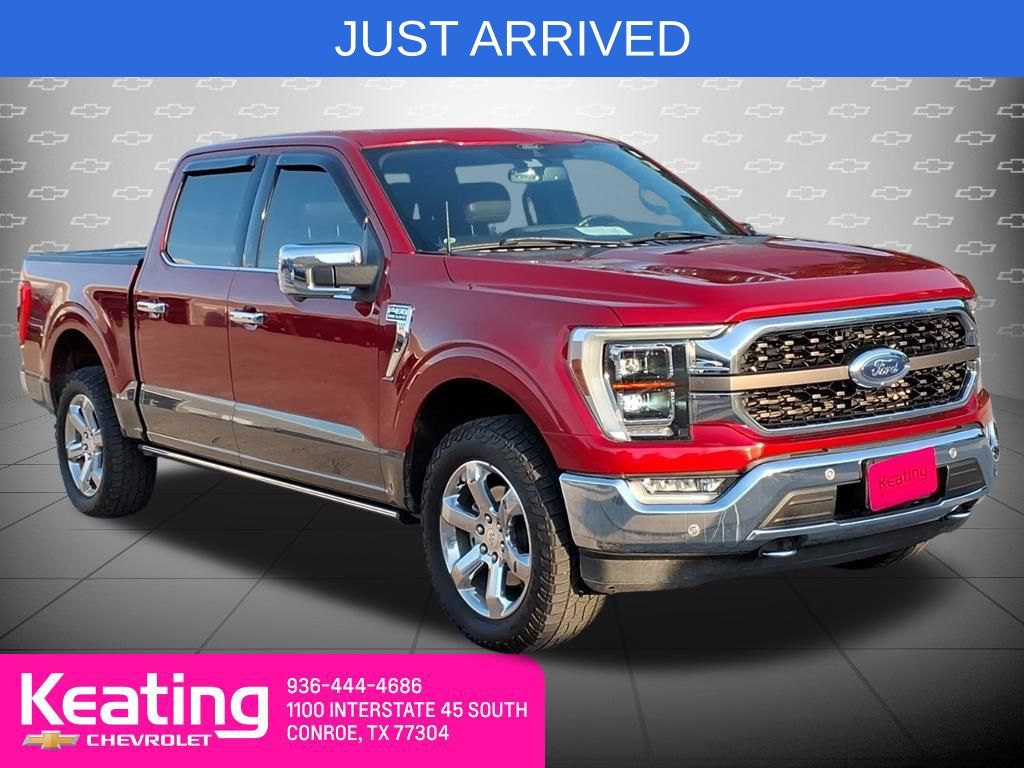 Rapid Red Metallic Tinted Clearcoat 2022 Ford F-150 Pickup Truck Four-Wheel Drive Automatic
