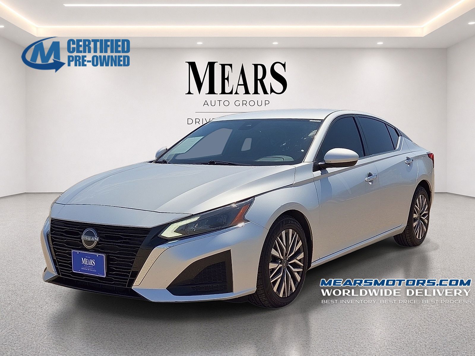 Brilliant Silver Metallic 2023 Nissan Altima Sedan Front-Wheel Drive Continuously Variable Transmission