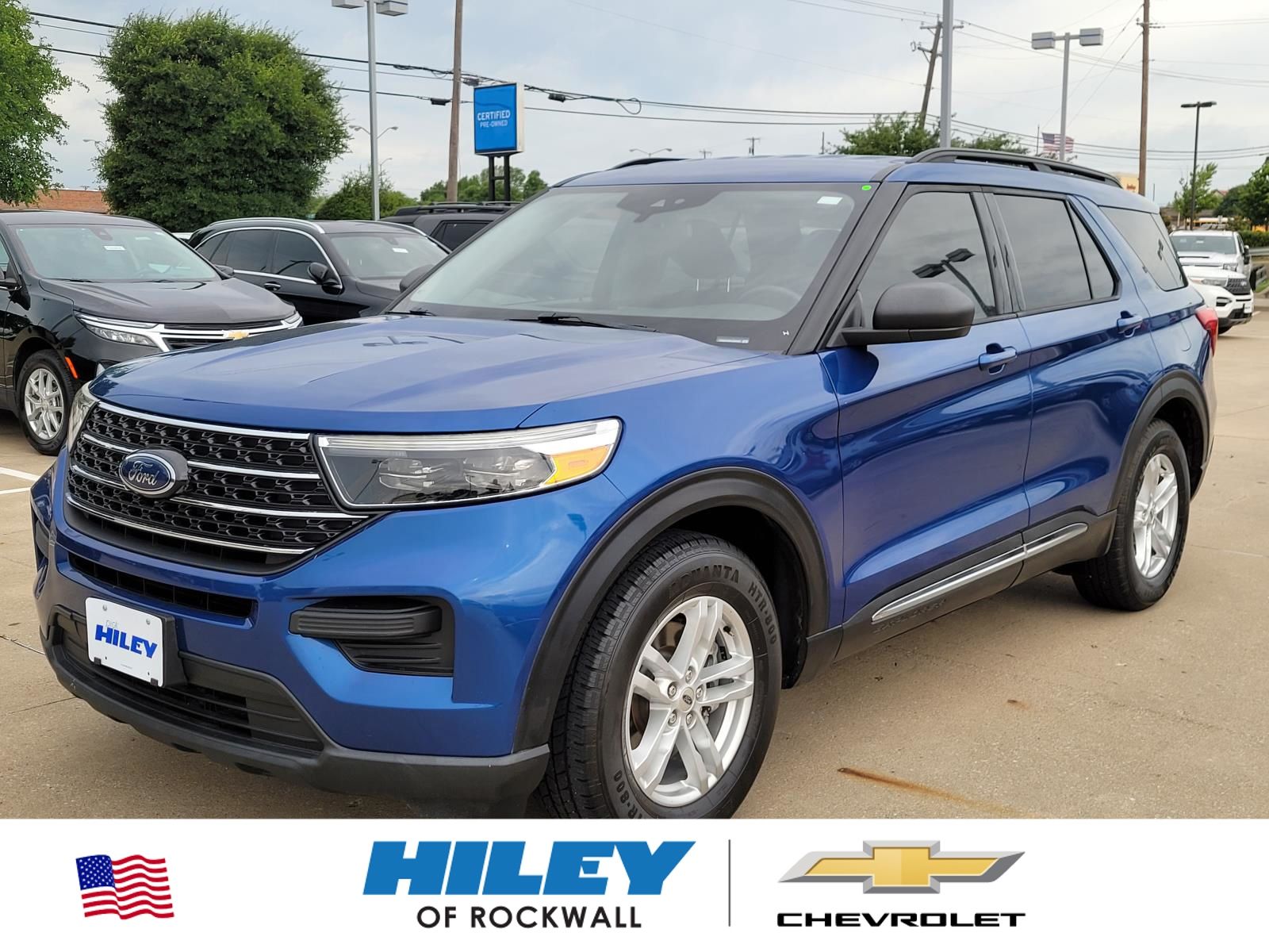 Blue Metallic 2020 Ford Explorer SUV / Crossover Rear-Wheel Drive Automatic