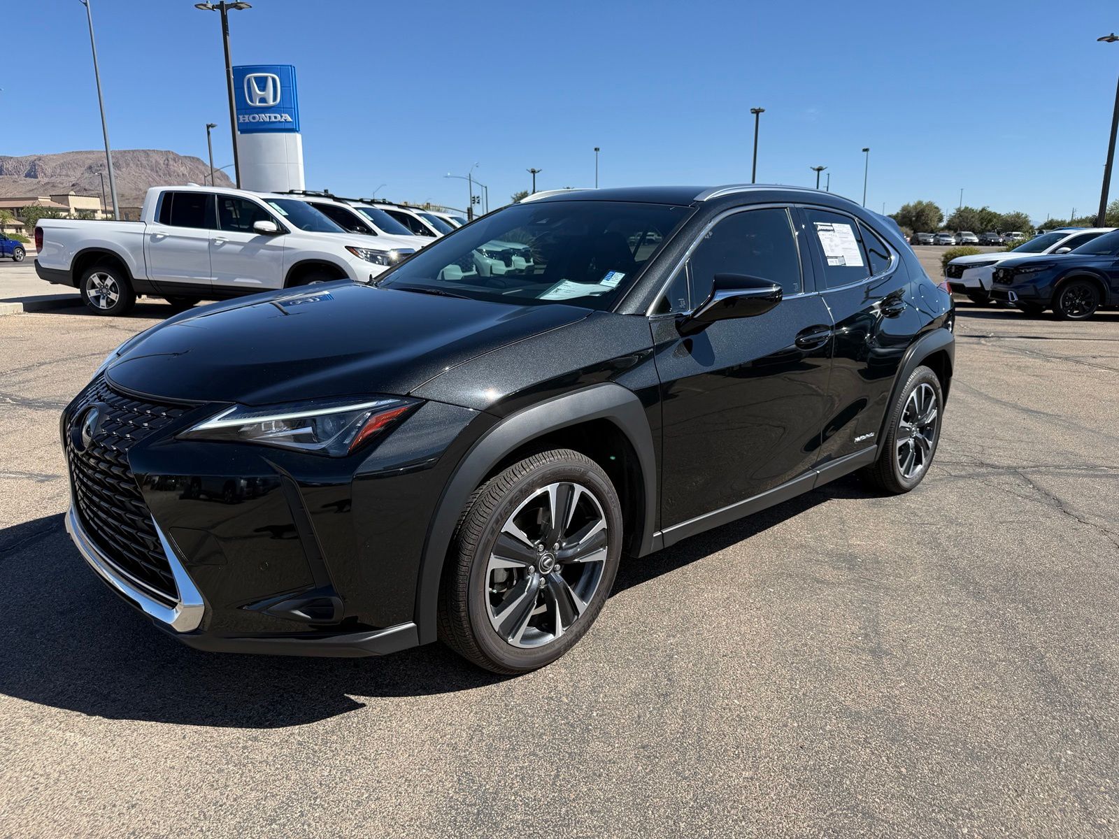 Black (Caviar) 2021 Lexus UX Hybrid SUV / Crossover All-Wheel Drive Continuously Variable Transmission