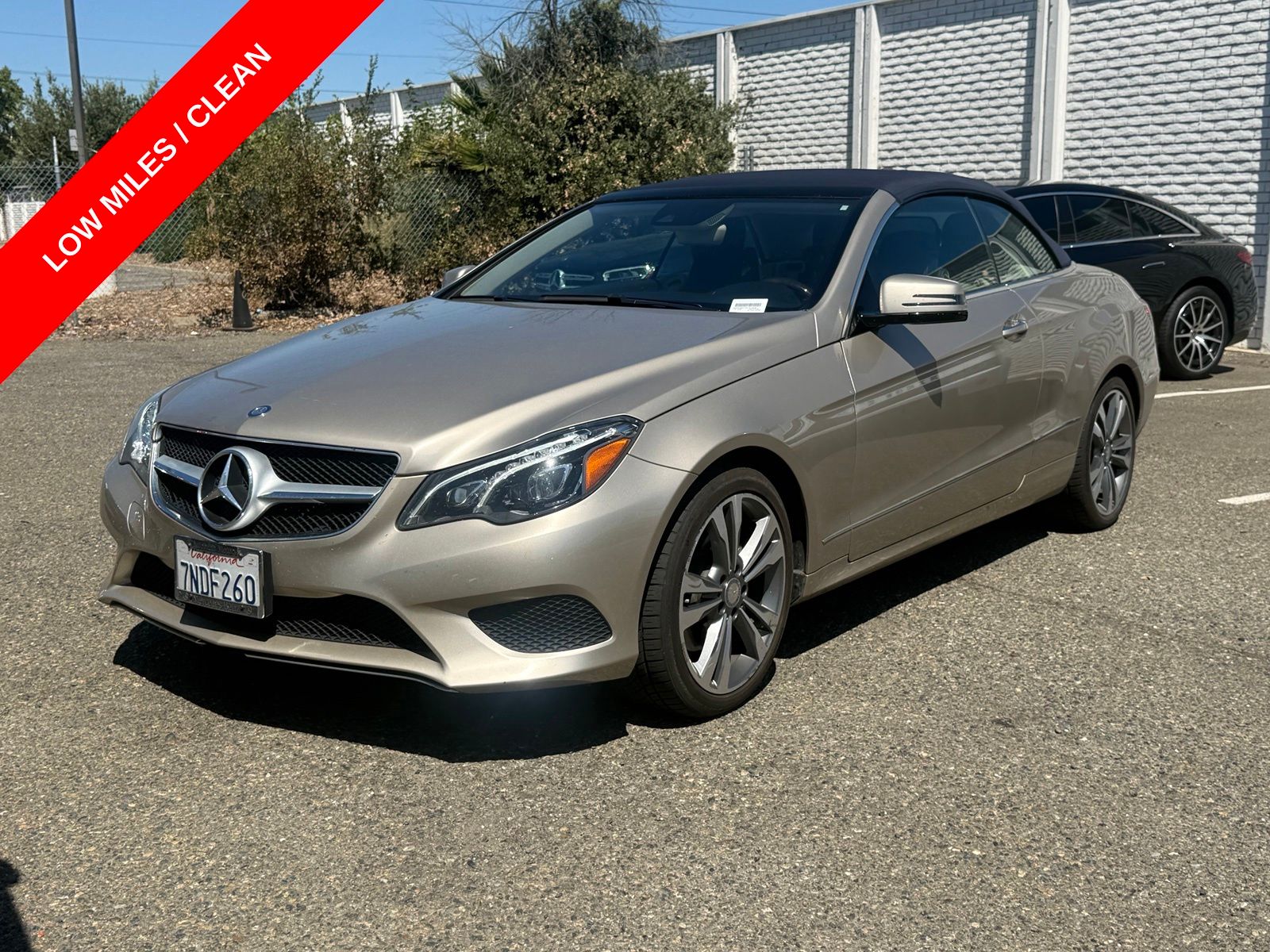 Dune Silver Metallic 2016 Mercedes-Benz E-Class Convertible Rear-Wheel Drive 7-Speed Automatic