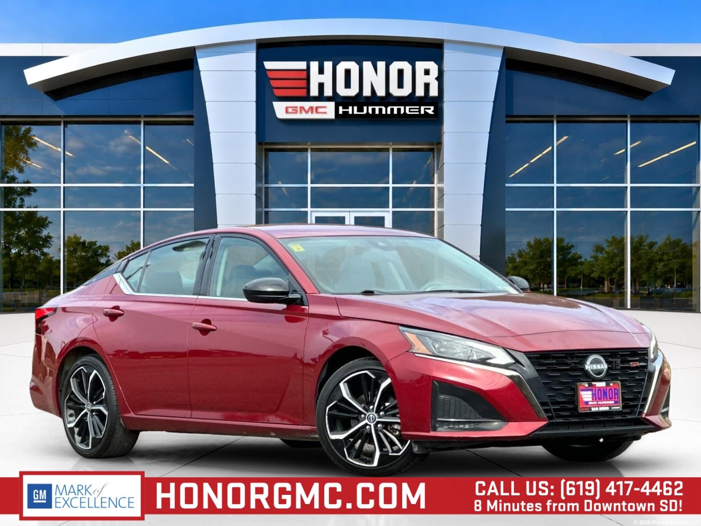 Red (Scarlet Ember) 2024 Nissan Altima Sedan Front-Wheel Drive Continuously Variable Transmission