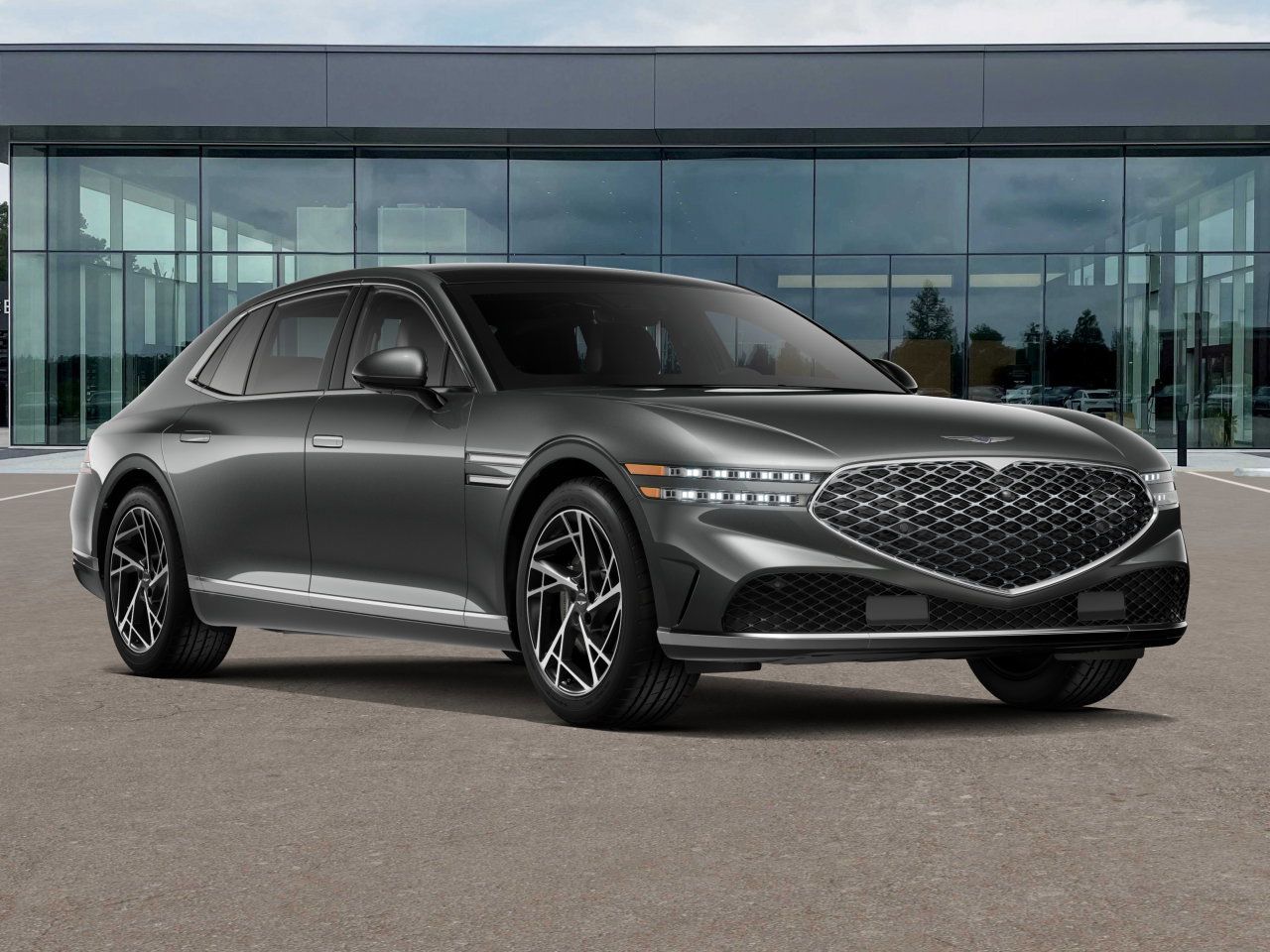 Makalu Gray 2026 Genesis G90 3.5T AWD Sedan All-Wheel Drive 8-Speed Automatic